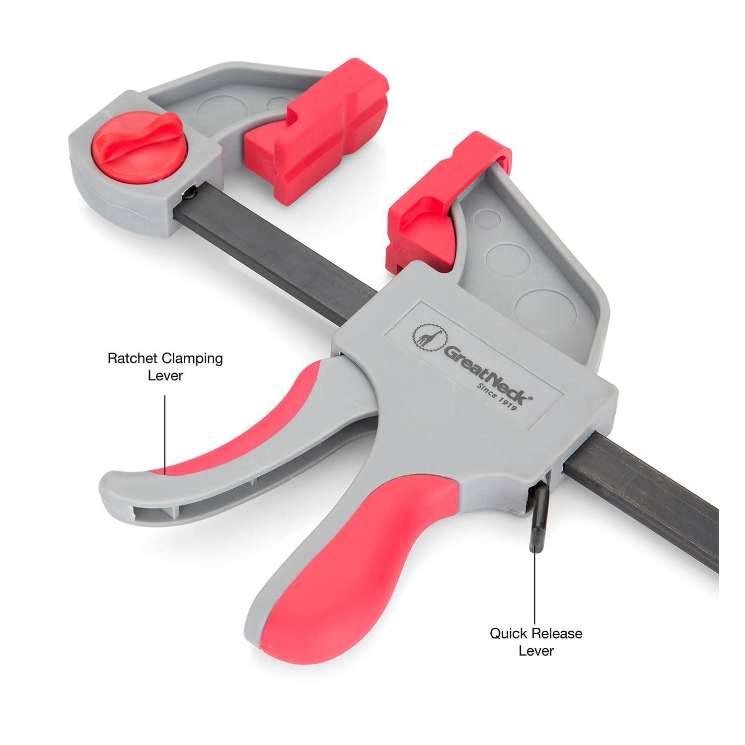 Great Neck 18in Ratcheting Bar Clamp and Spreader | AutoZone