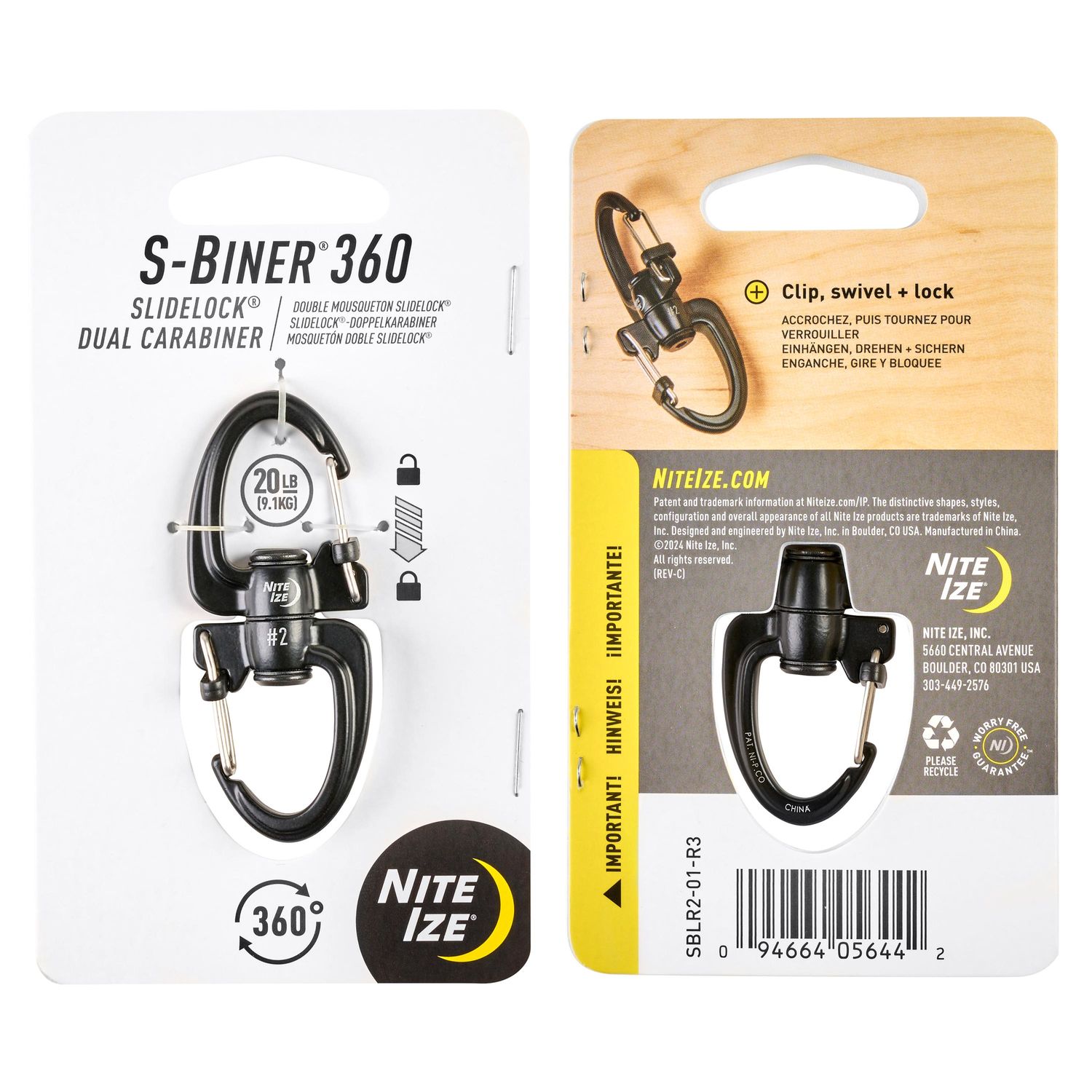 Nite Ize Carabiner Set SBLR2-01-R3 | AutoZone