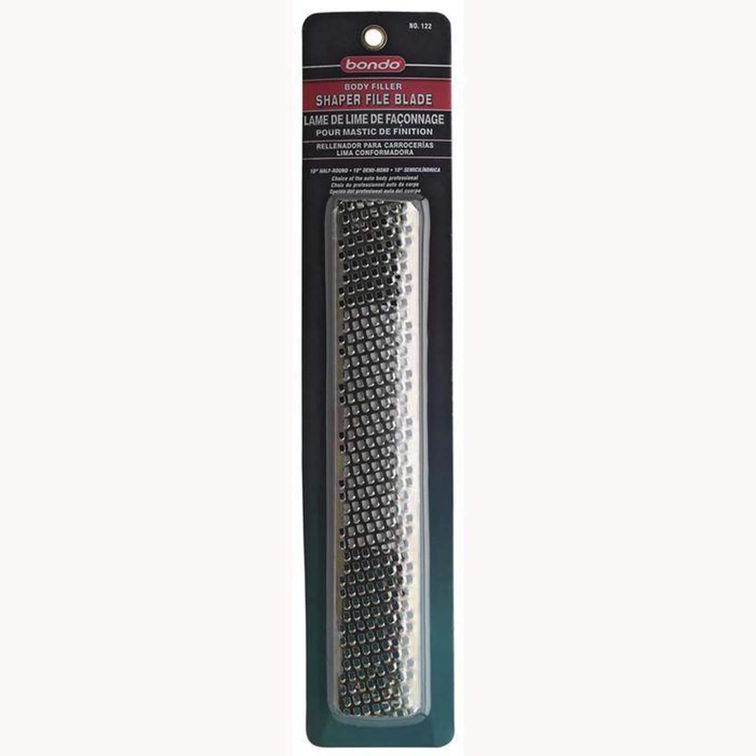 File Blade Bondo 10in Autobody Round Shaper File Blade | AutoZone
