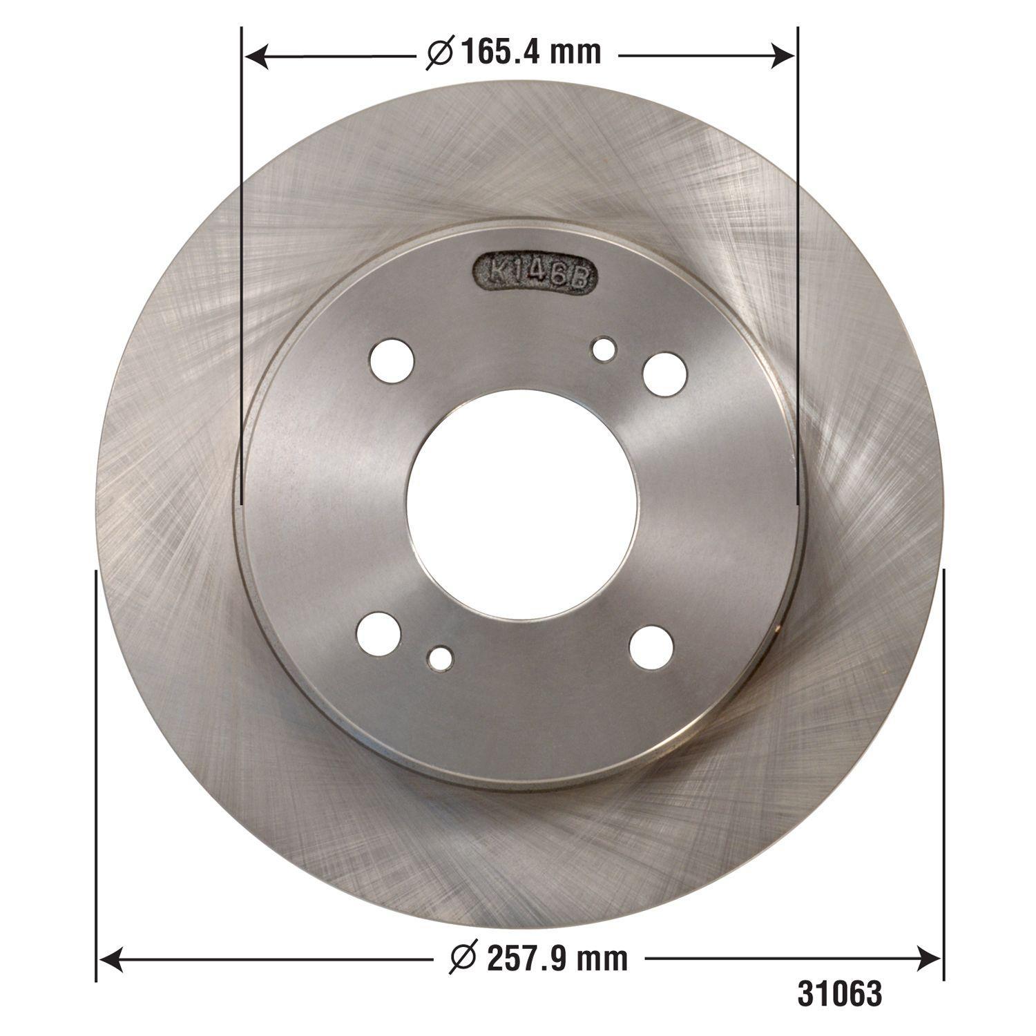 Duralast Disc Brake Rotor 31063 | AutoZone