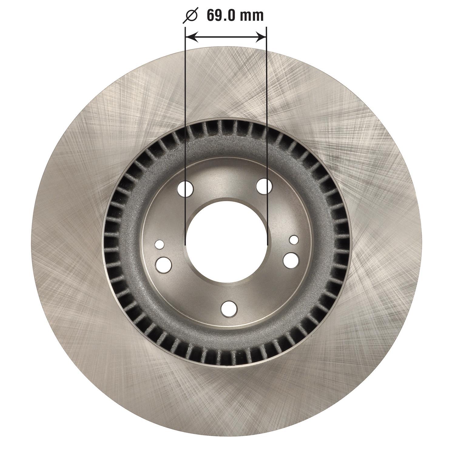 Raybestos Brakes Disc Brake Rotor P/N:76447 - View #6