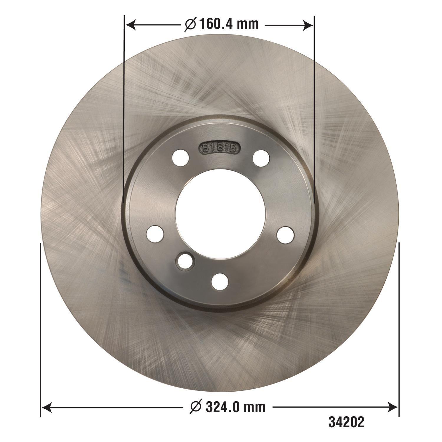 パーツ ROTOR INSPIDER Duralast Disc Brake Rotor 34202 | AutoZone