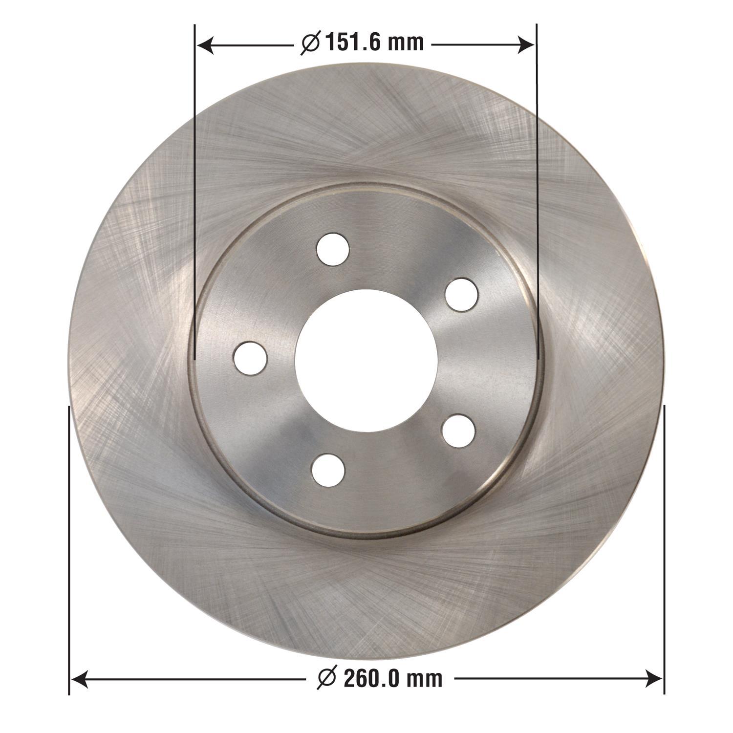 Duralast Disc Brake Rotor 5332
