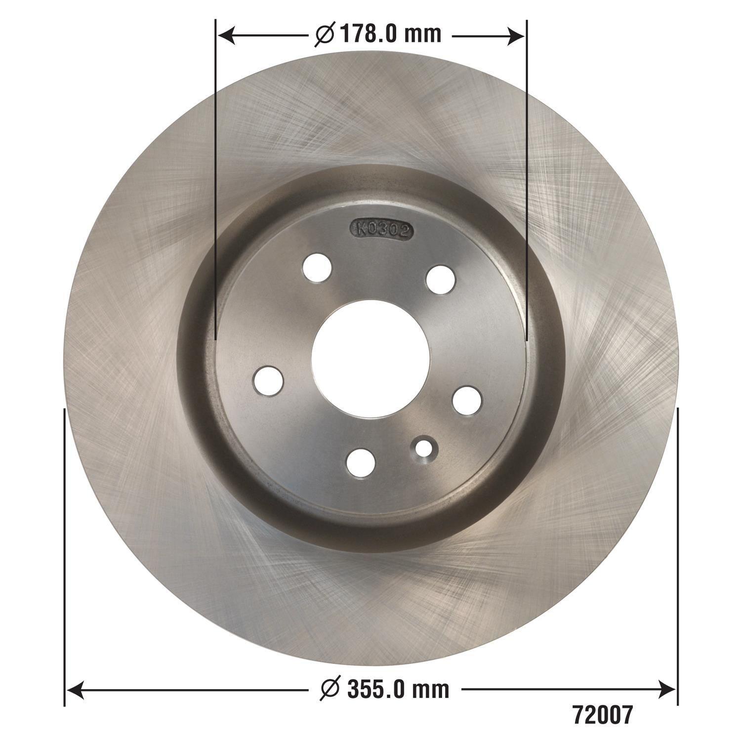 Duralast Disc Brake Rotor 72007 | AutoZone