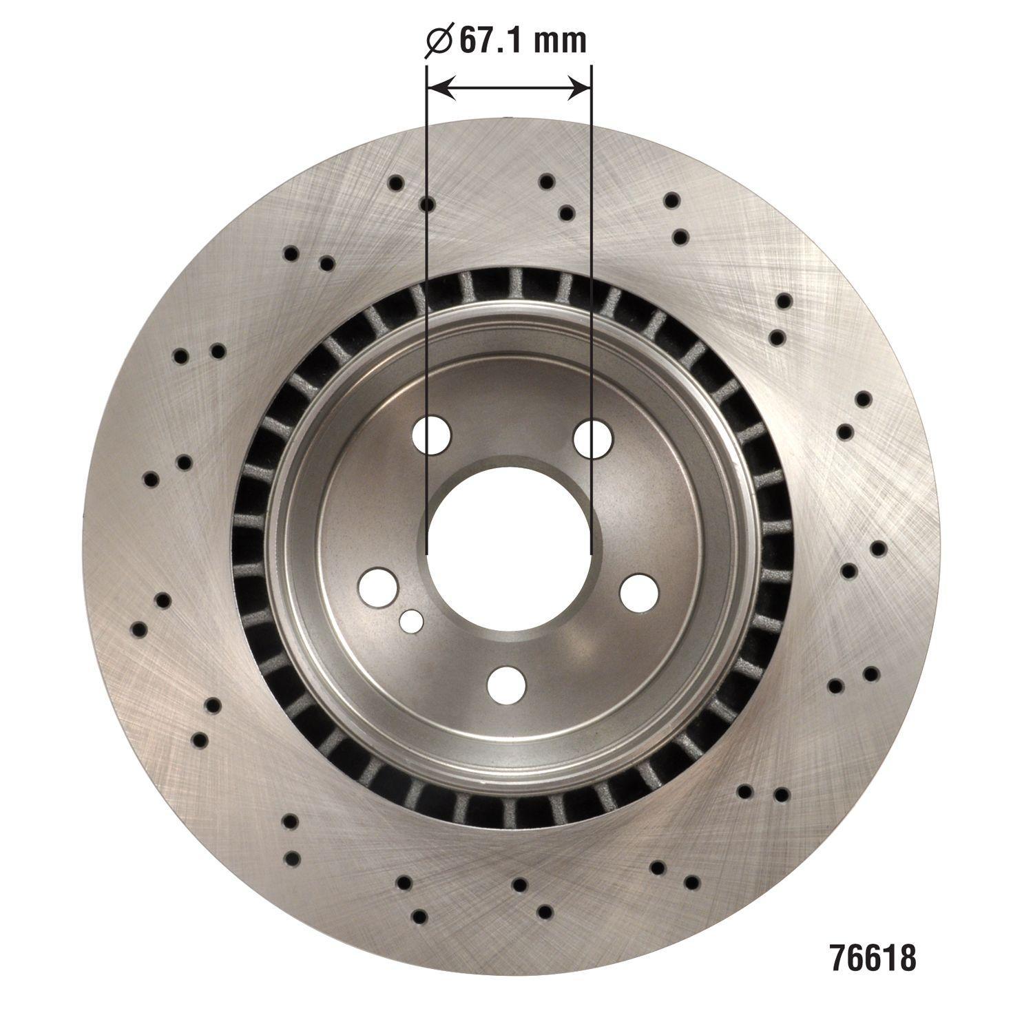 Duralast Disc Brake Rotor 76618 | AutoZone
