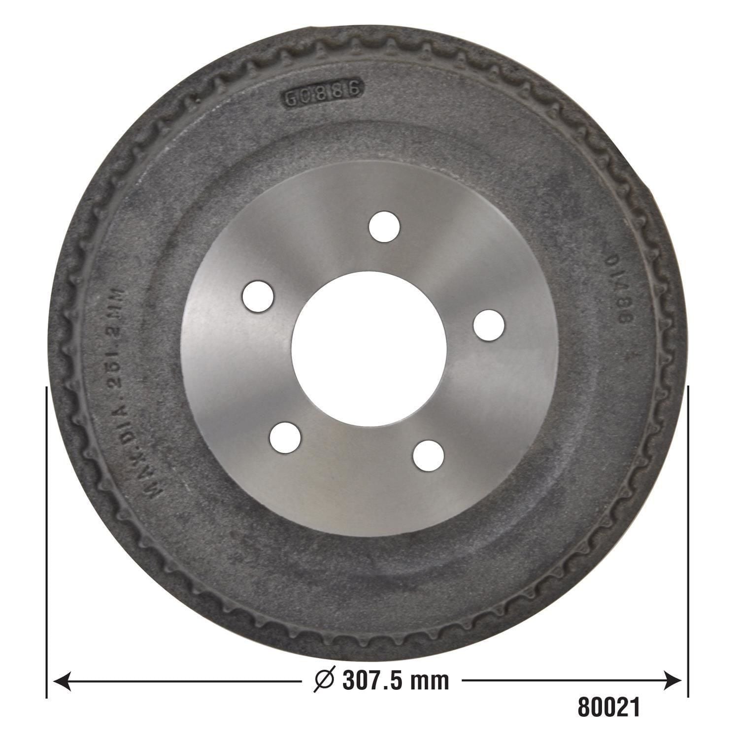 Centric Parts 123.65021 Brake Drum For Select 82-97 Chevrolet Ford - View #11