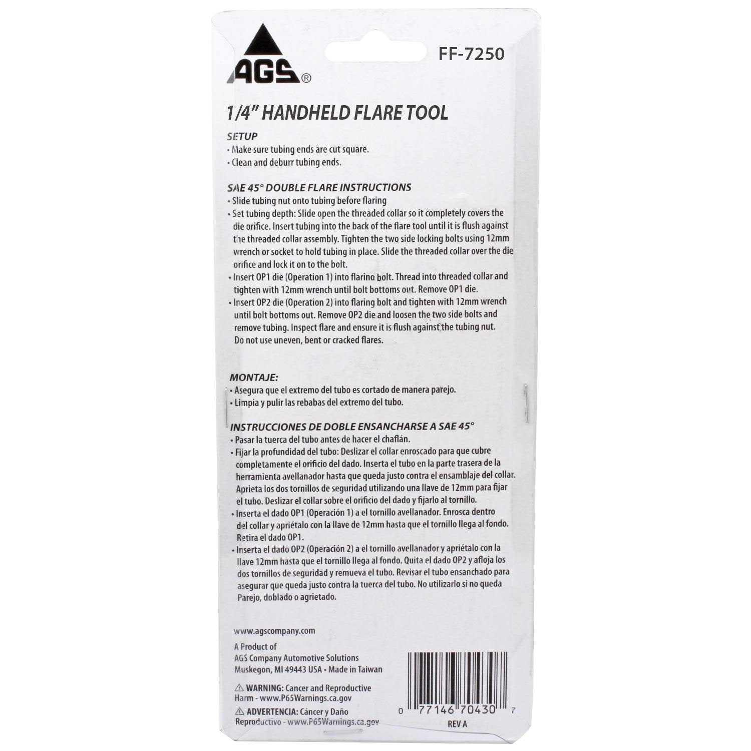AGS Double Flaring Tool FF-7250 | AutoZone