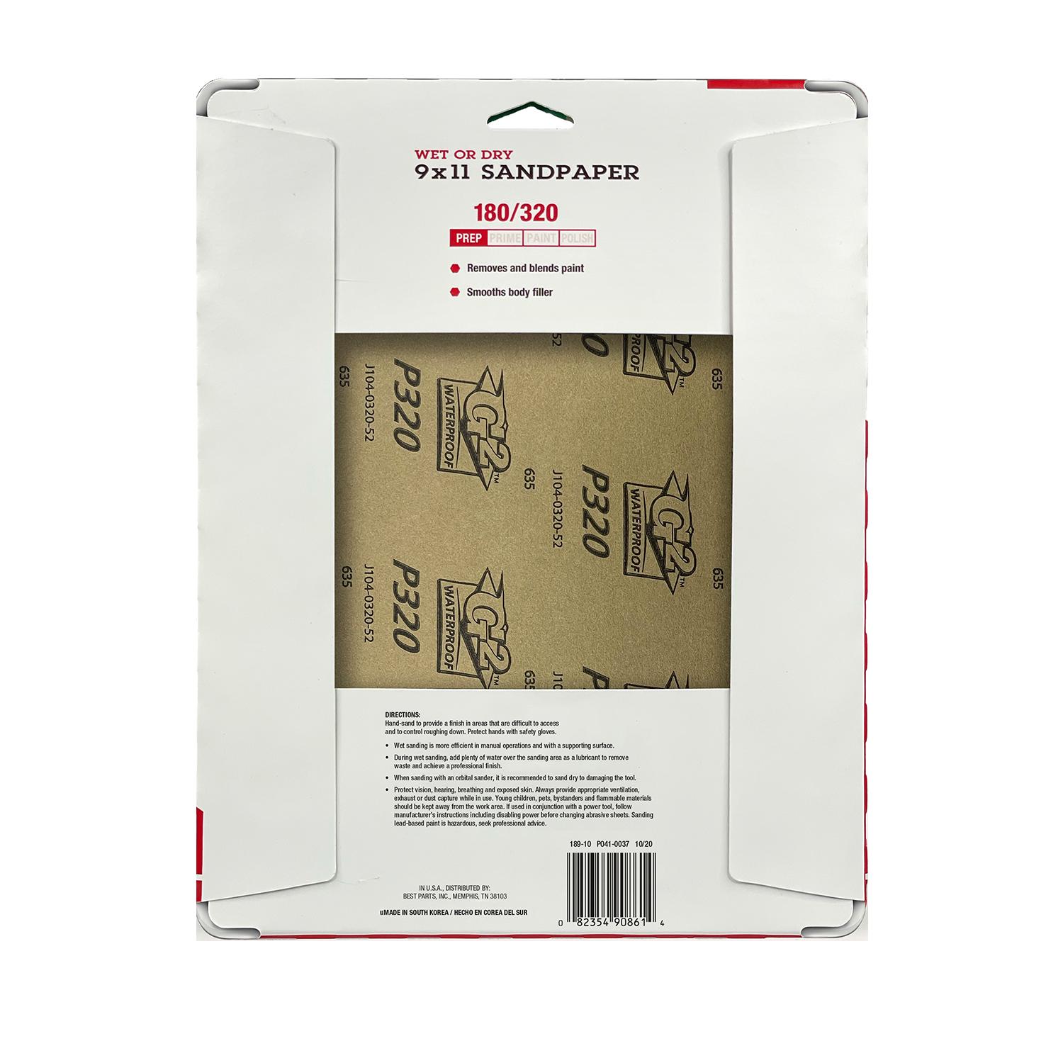 SureBilt Sandpaper 390861 | AutoZone