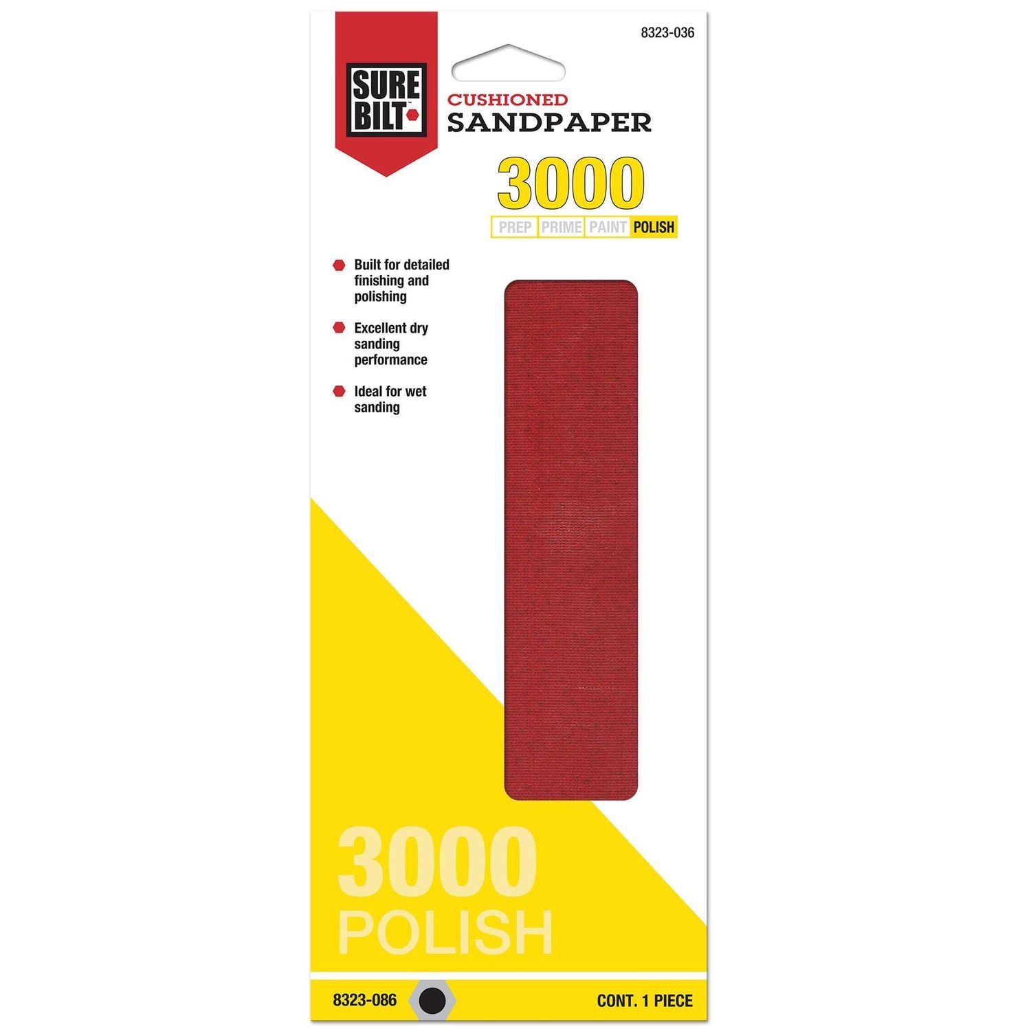 SureBilt 3000 Grit Cushioned Abrasive Sandpaper | AutoZone