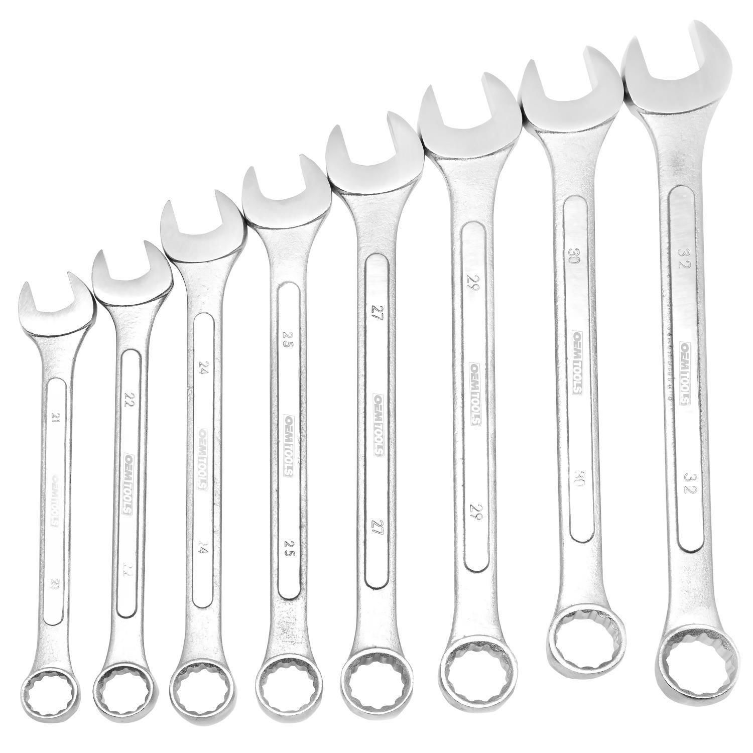 OEMTOOLS 21mm To 32mm Combination Jumbo Wrench 8 Piece | AutoZone