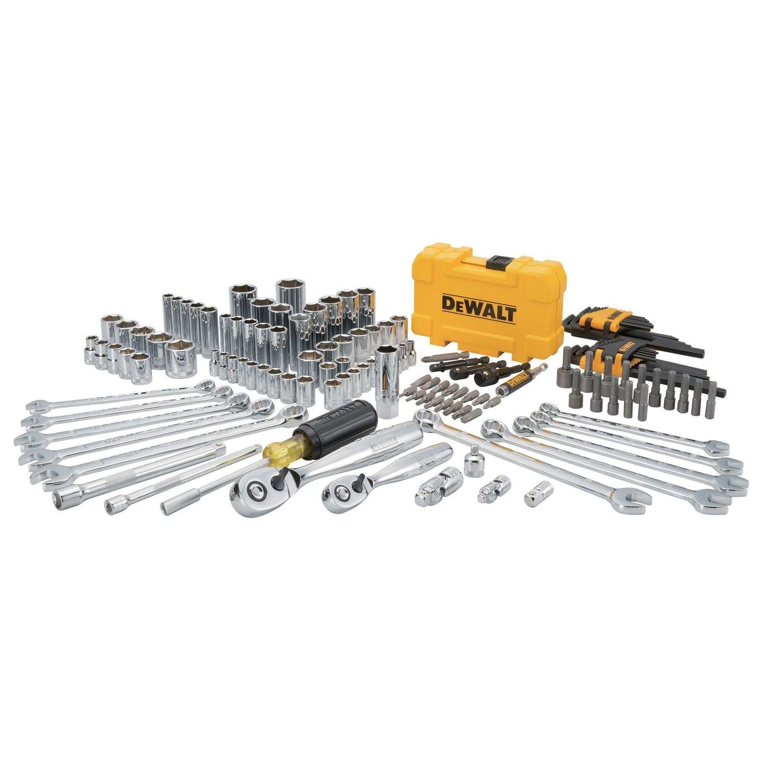 Dewalt 1/4in and 3/8in Drive MechaniCS Tool Set, 142 Piece | AutoZone
