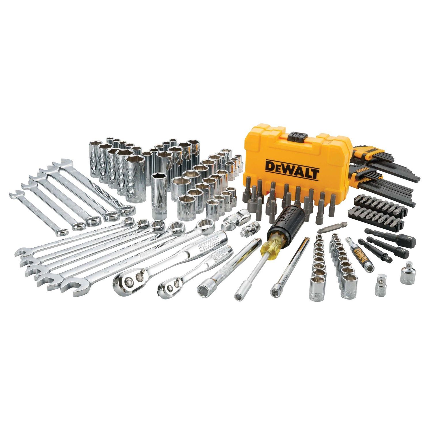 Dewalt 1/4in and 3/8in Drive MechaniCS Tool Set, 142 Piece | AutoZone