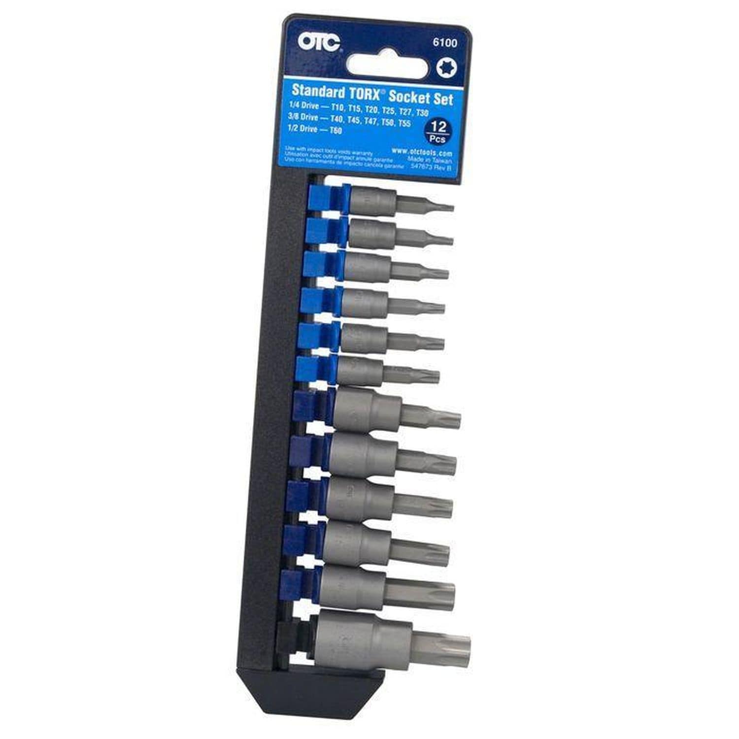 OTC Standard TORX Socket Set 12 Piece | AutoZone