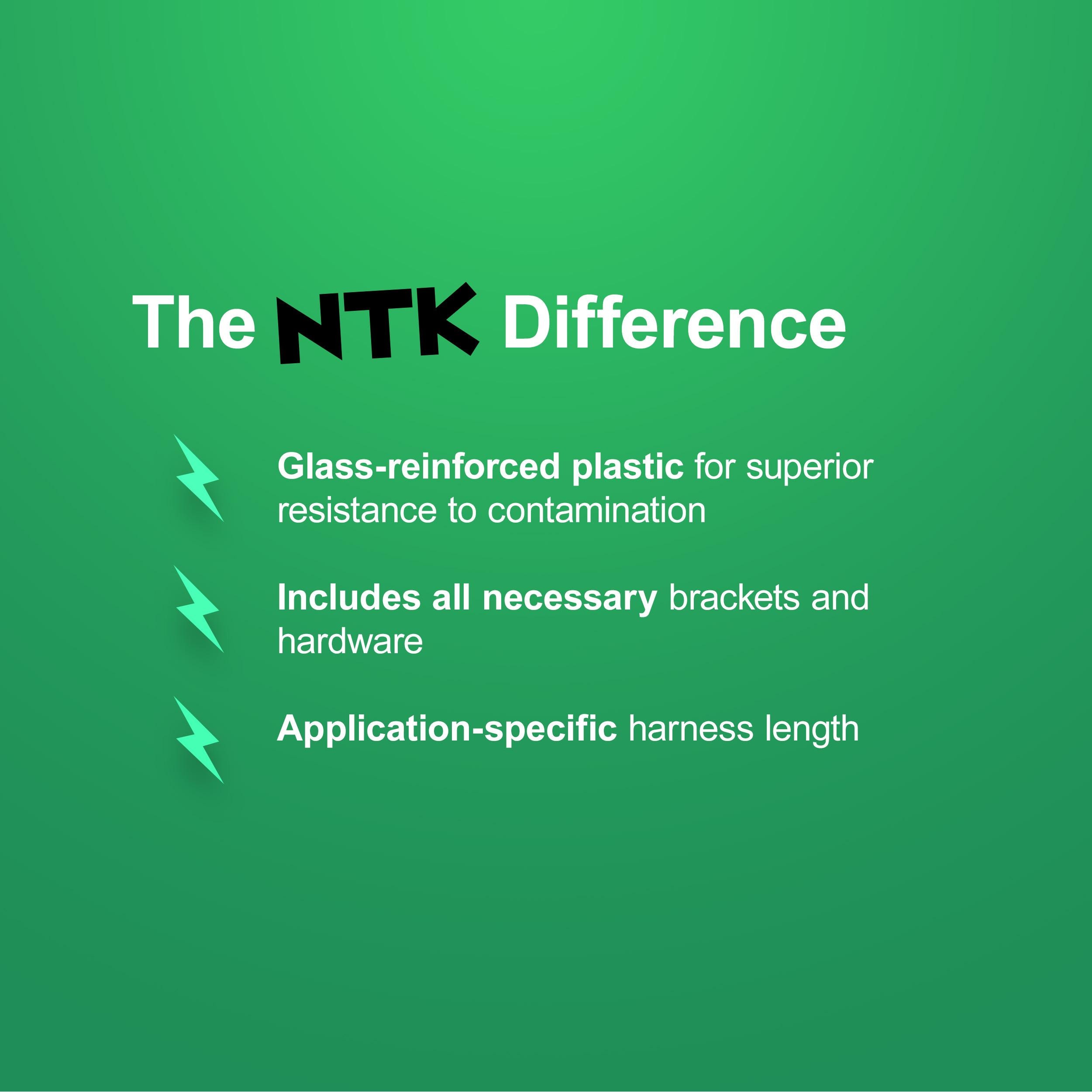 NTK Oblong ABS Wheel Speed Sensor AB1376 | AutoZone