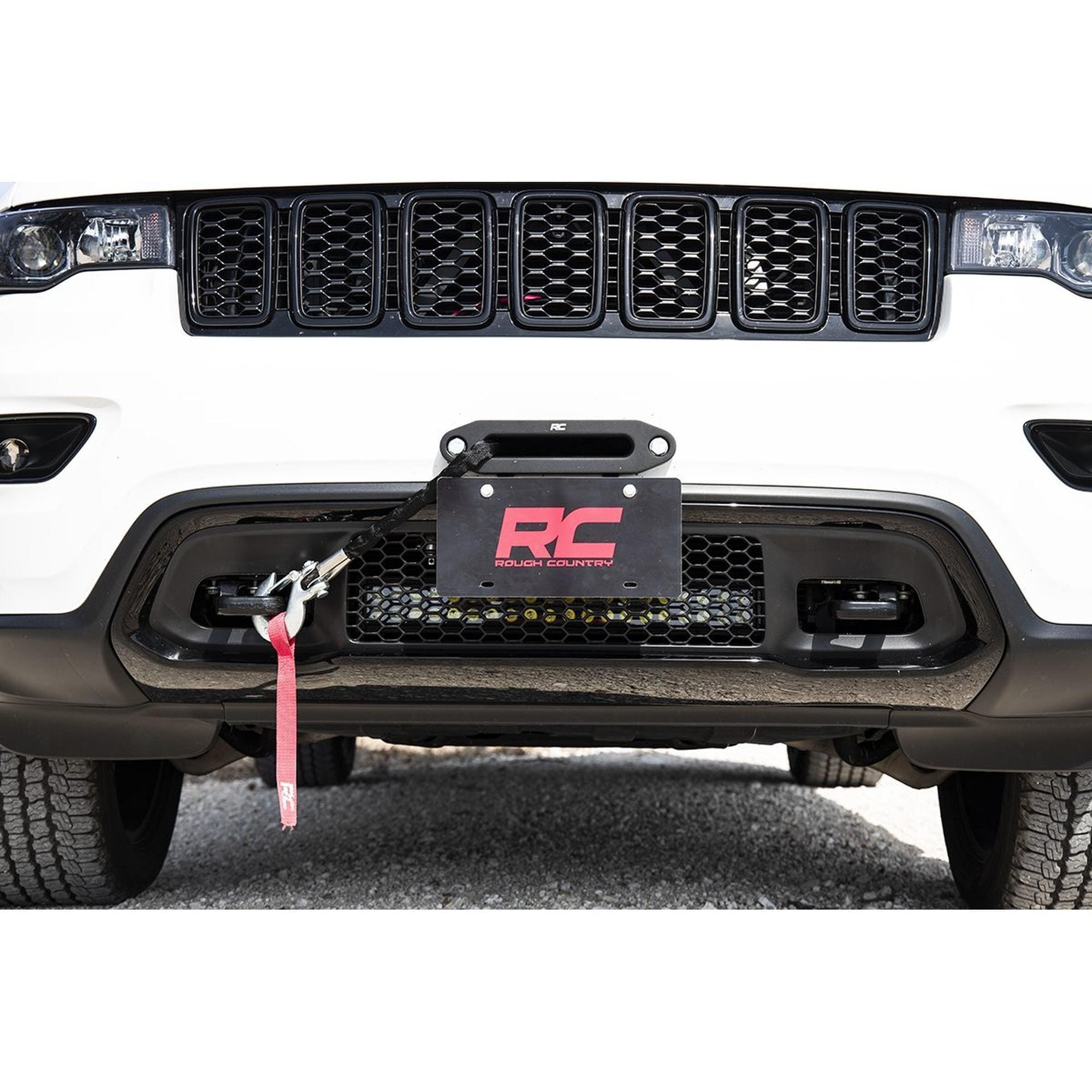 Rough Country Hawse Fairlead License Plate Mount RS138 | AutoZone