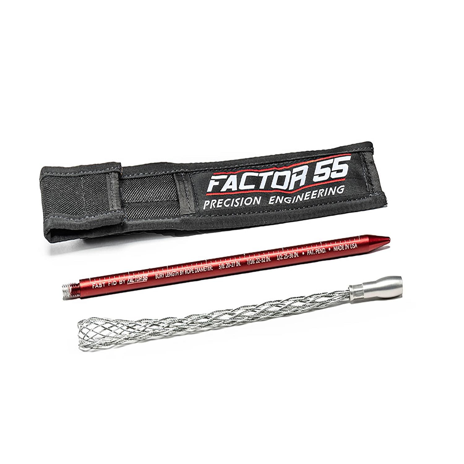 Factor 55 Red for Use Synthetic Cable Up to 5/8in Diameter with