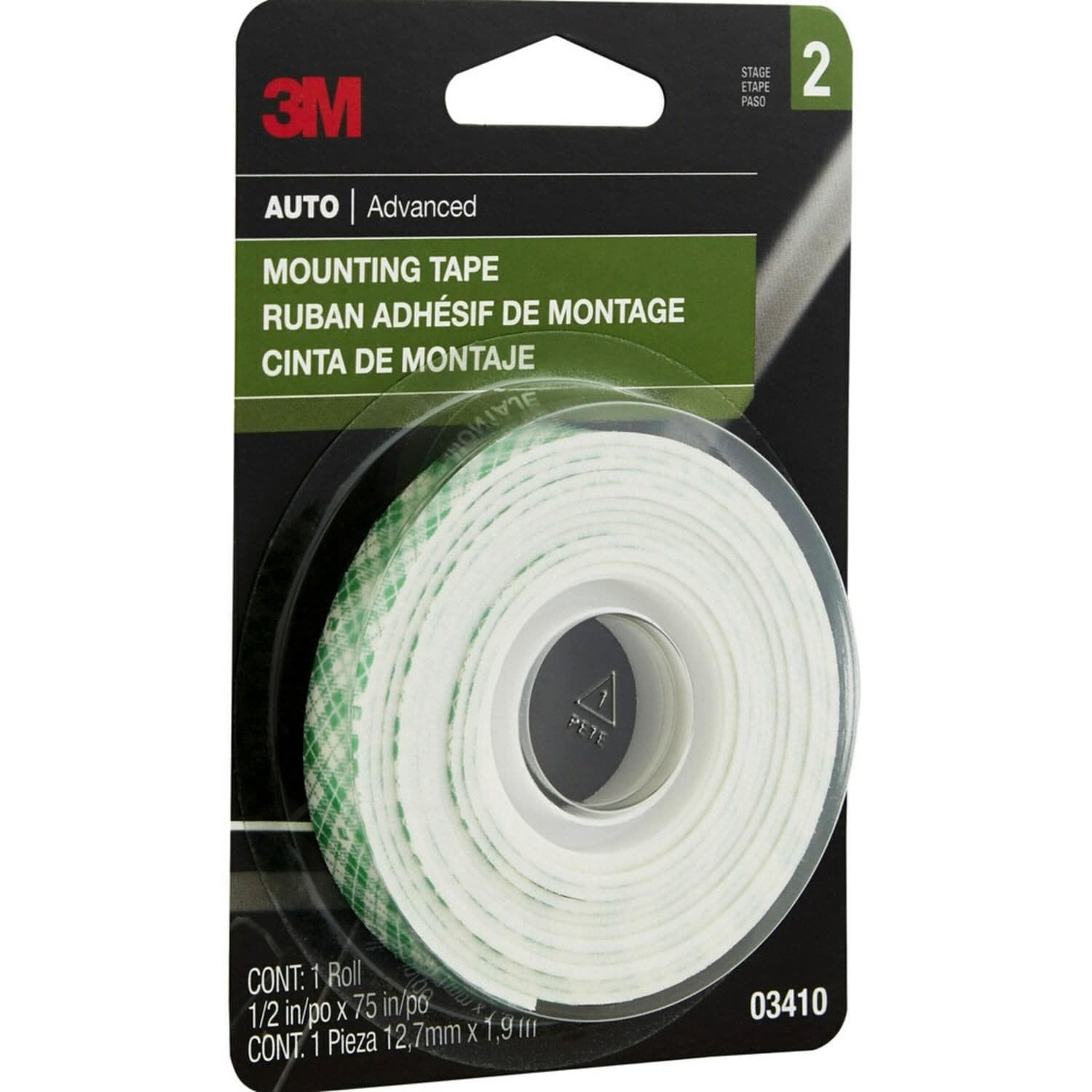 3M Body Molding Tape 1/2in x 75in