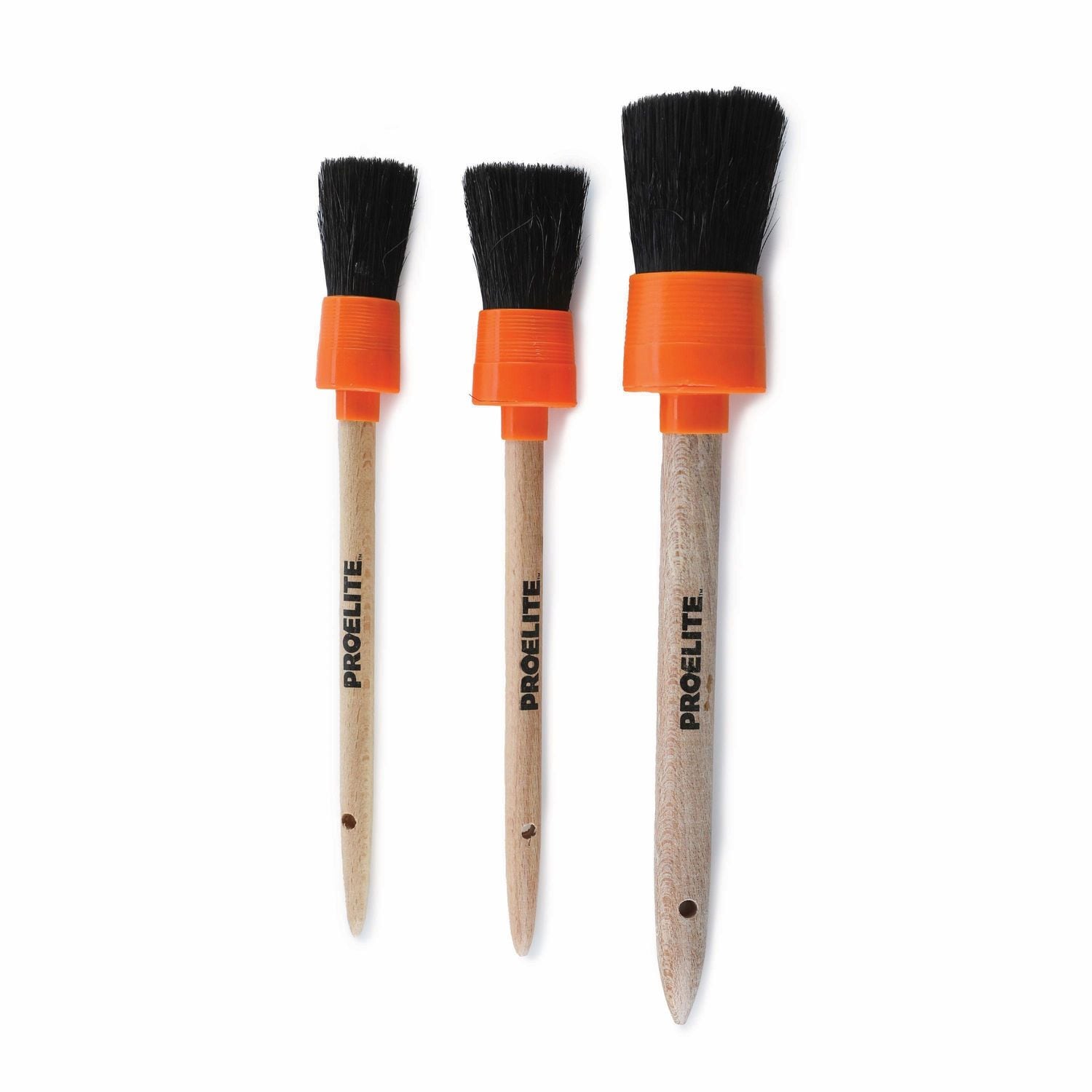 ProElite Boar's Hair Detailing Brushes 3 Pack | AutoZone