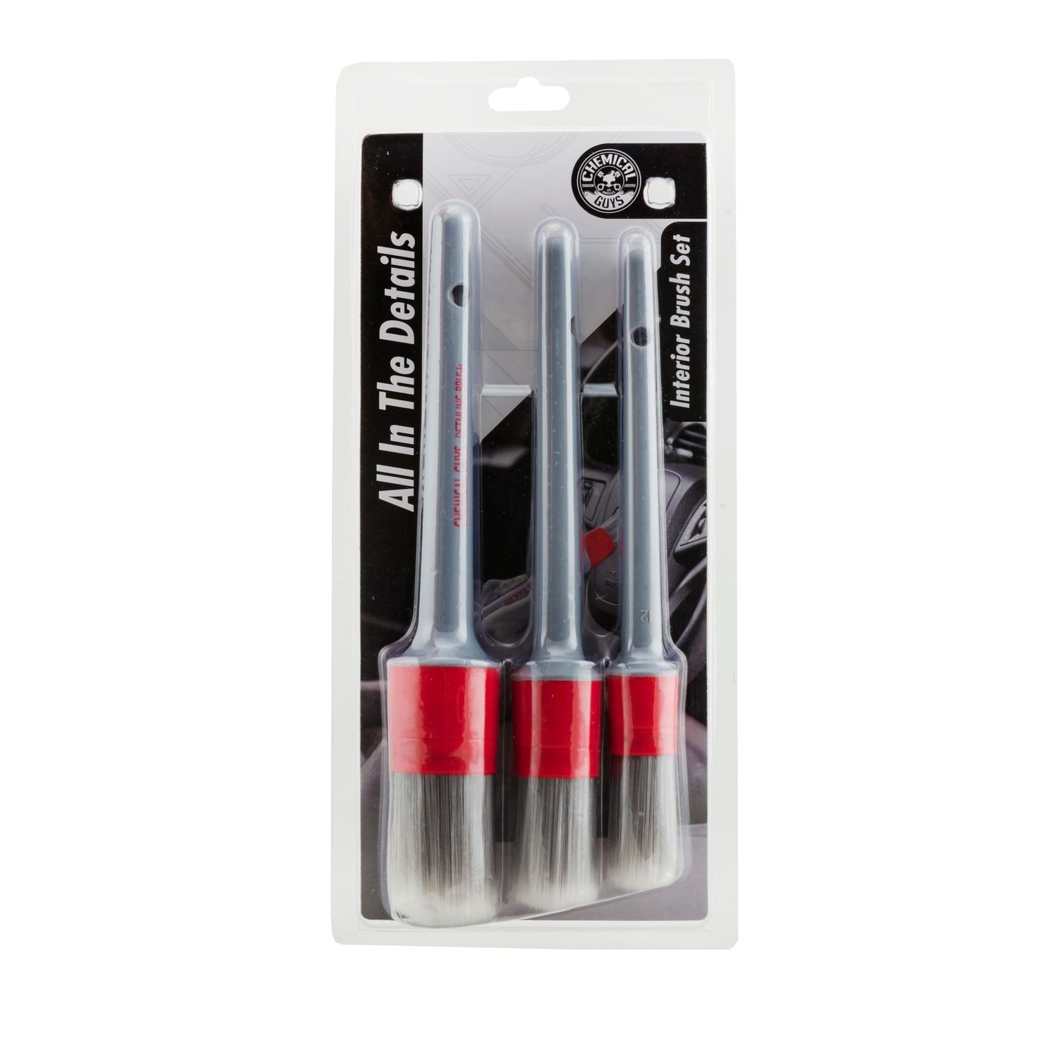 Chemical Guys All In The Details Interior Brush Set | AutoZone