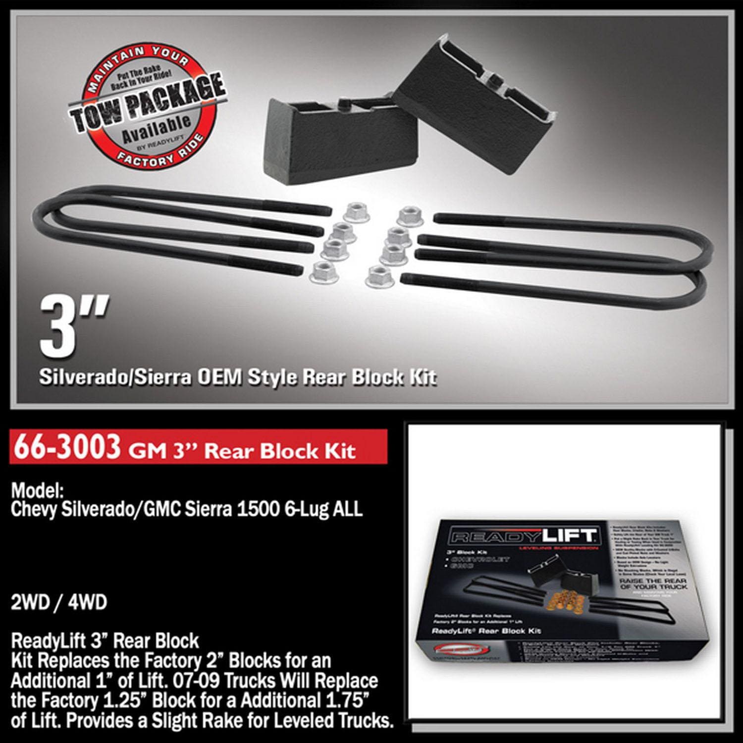 ReadyLift Suspension Leaf Spring Block Kit 66-3003 | AutoZone