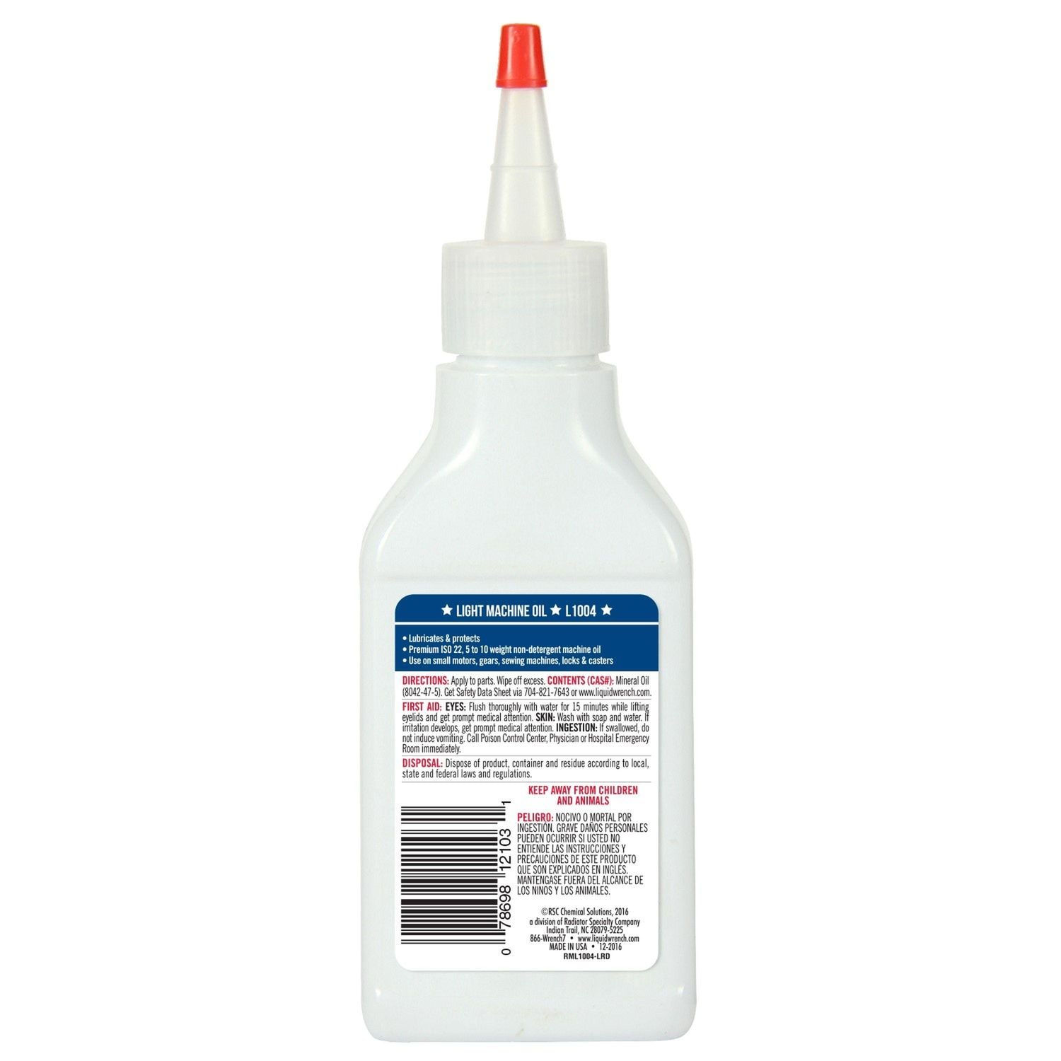 Liquid Wrench Light Machine Oil 4oz