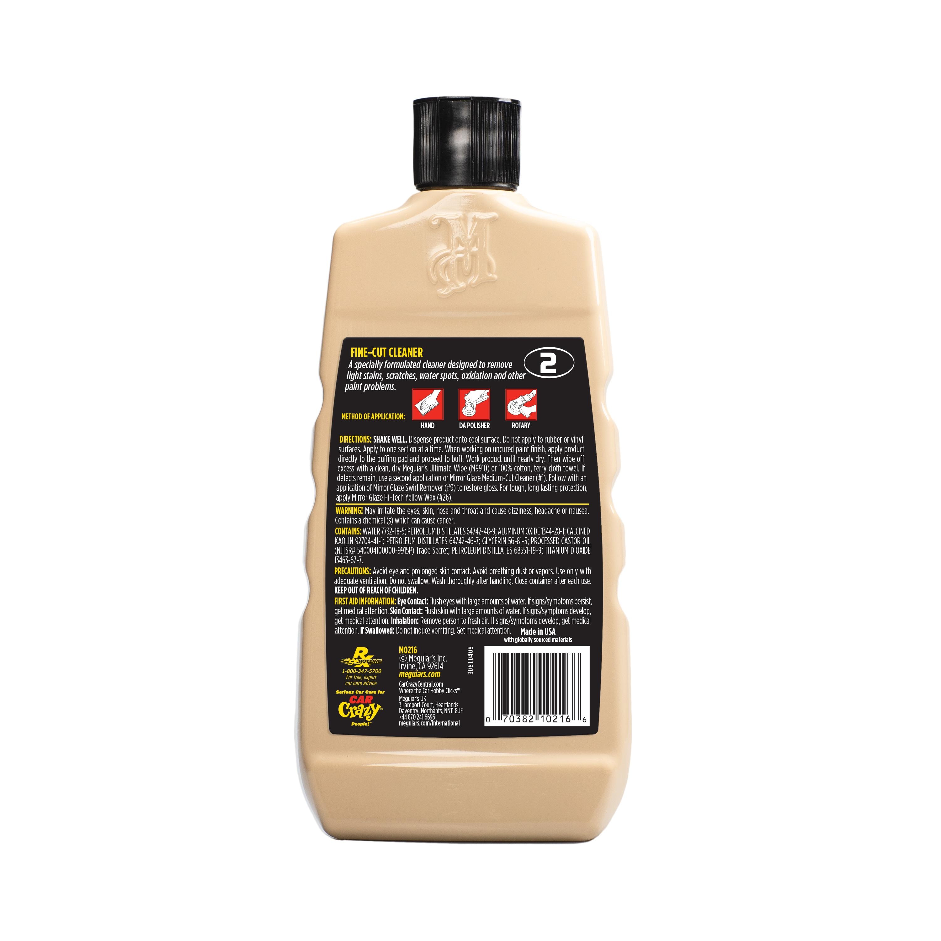Meguiar's M2 Mirror Glaze Fine-Cut Cleaner 16oz | AutoZone