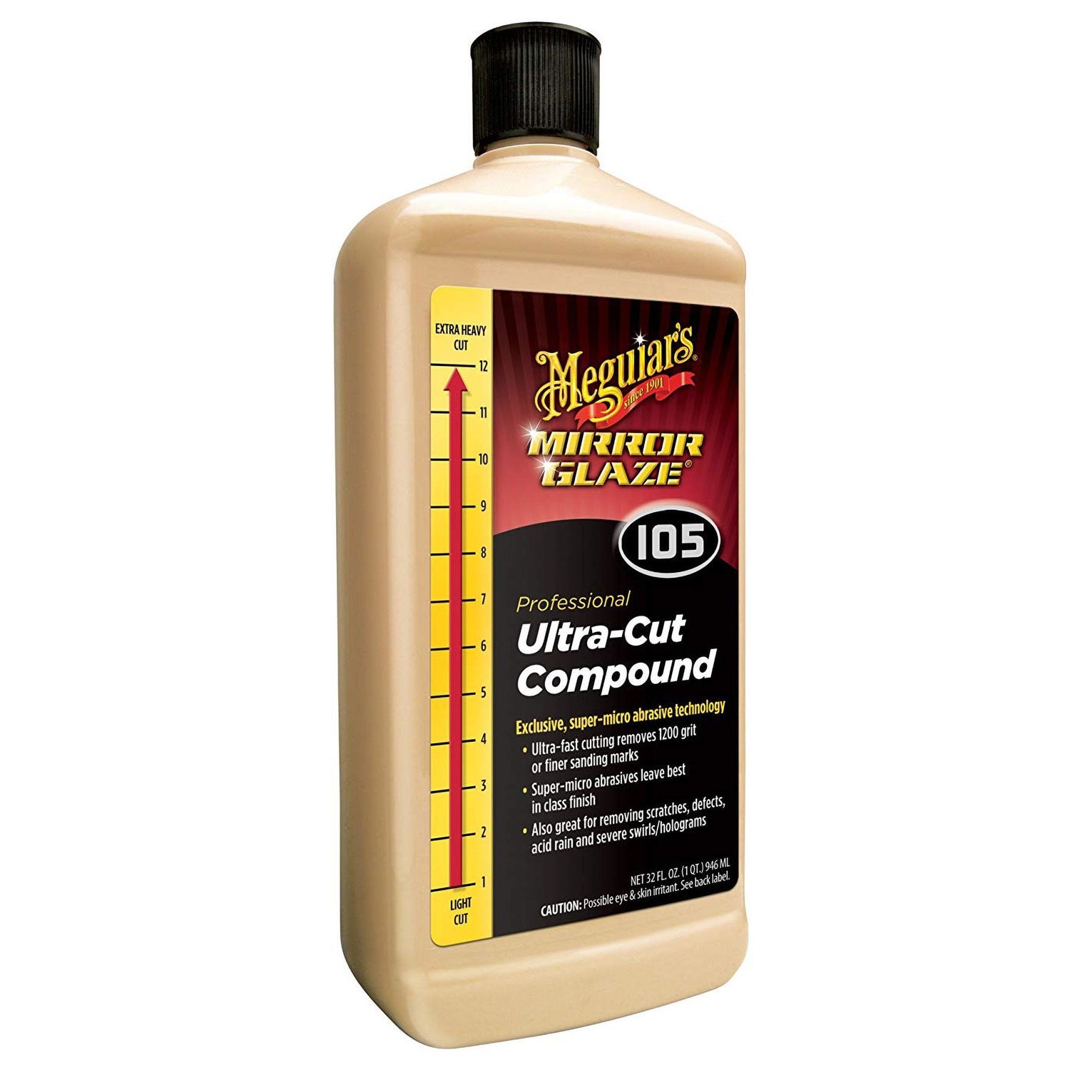 Meguiar's M105 Mirror Glaze Ultra-Cut Compound 32oz