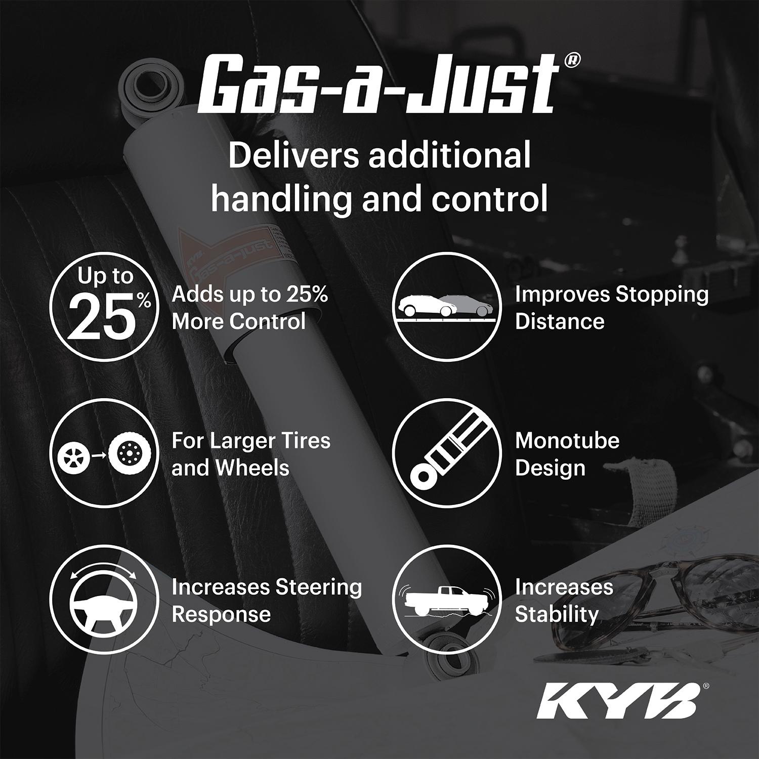 KYB Gas-a-Just Suspension Strut 5510018 | AutoZone