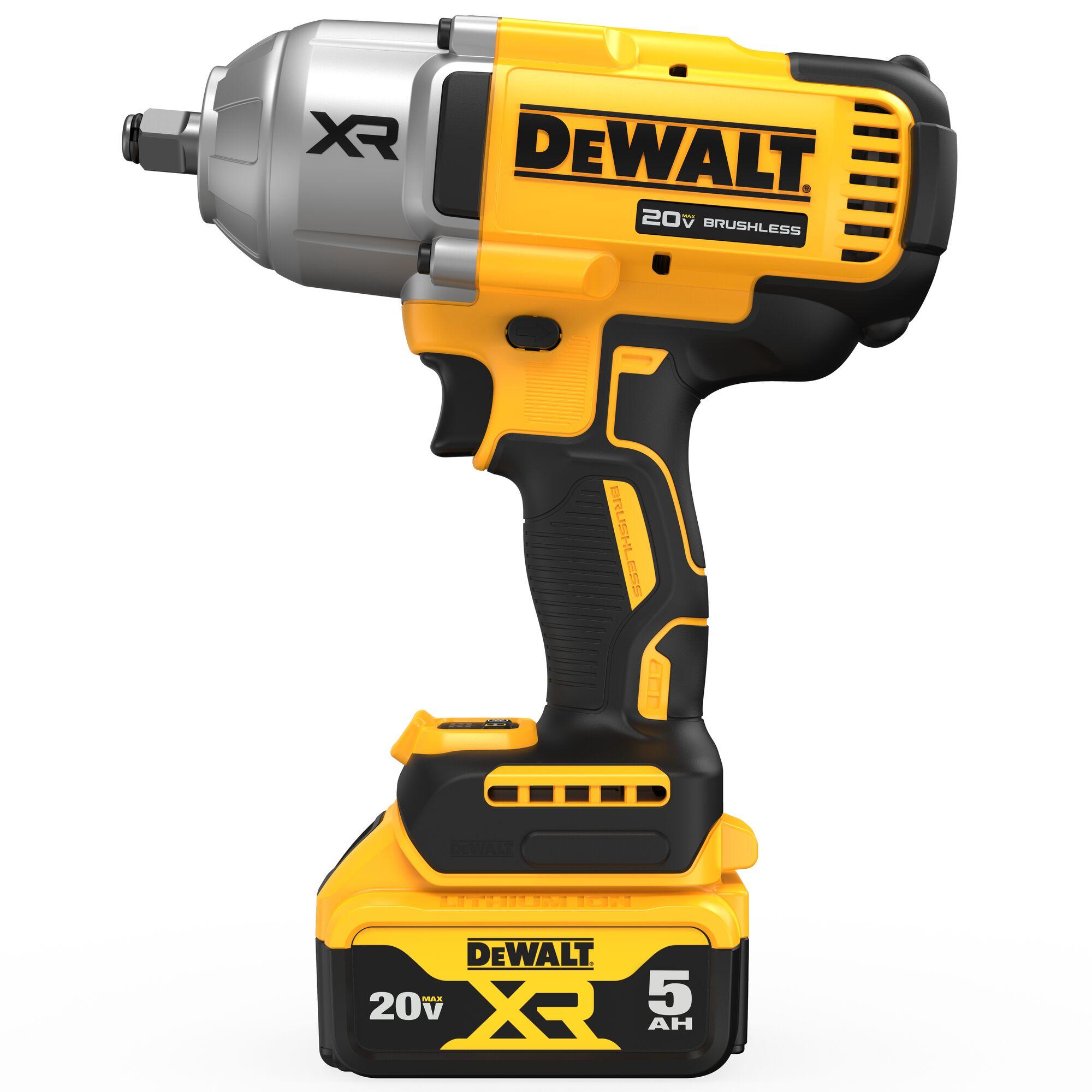 Dewalt 20 Volt MAX XR 1/2in Impact Wrench with Hog Ring Anvil Kit