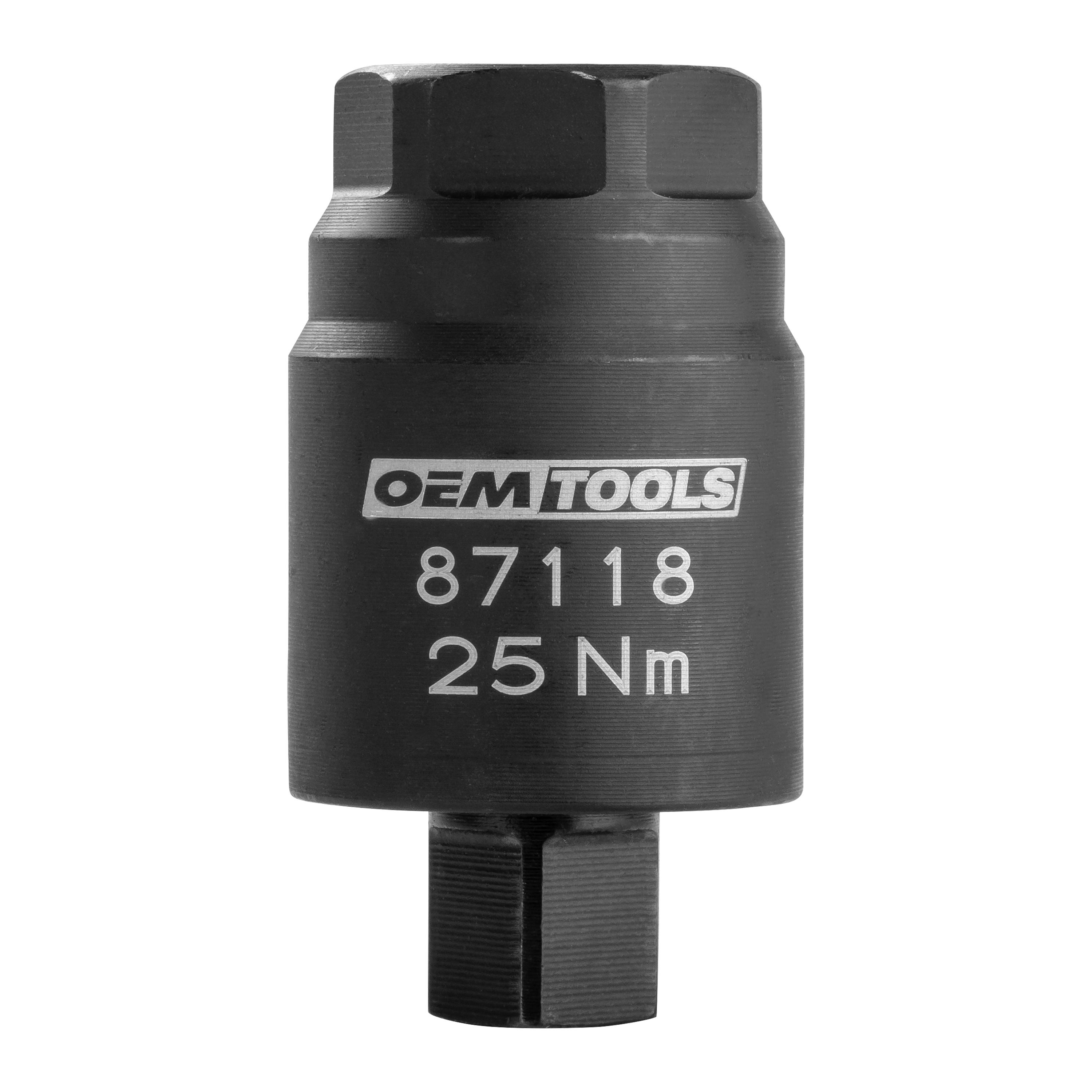 OEMTOOLS 3/8in Drive 25 Nm Torque Limiting Adapter for Oil Filter