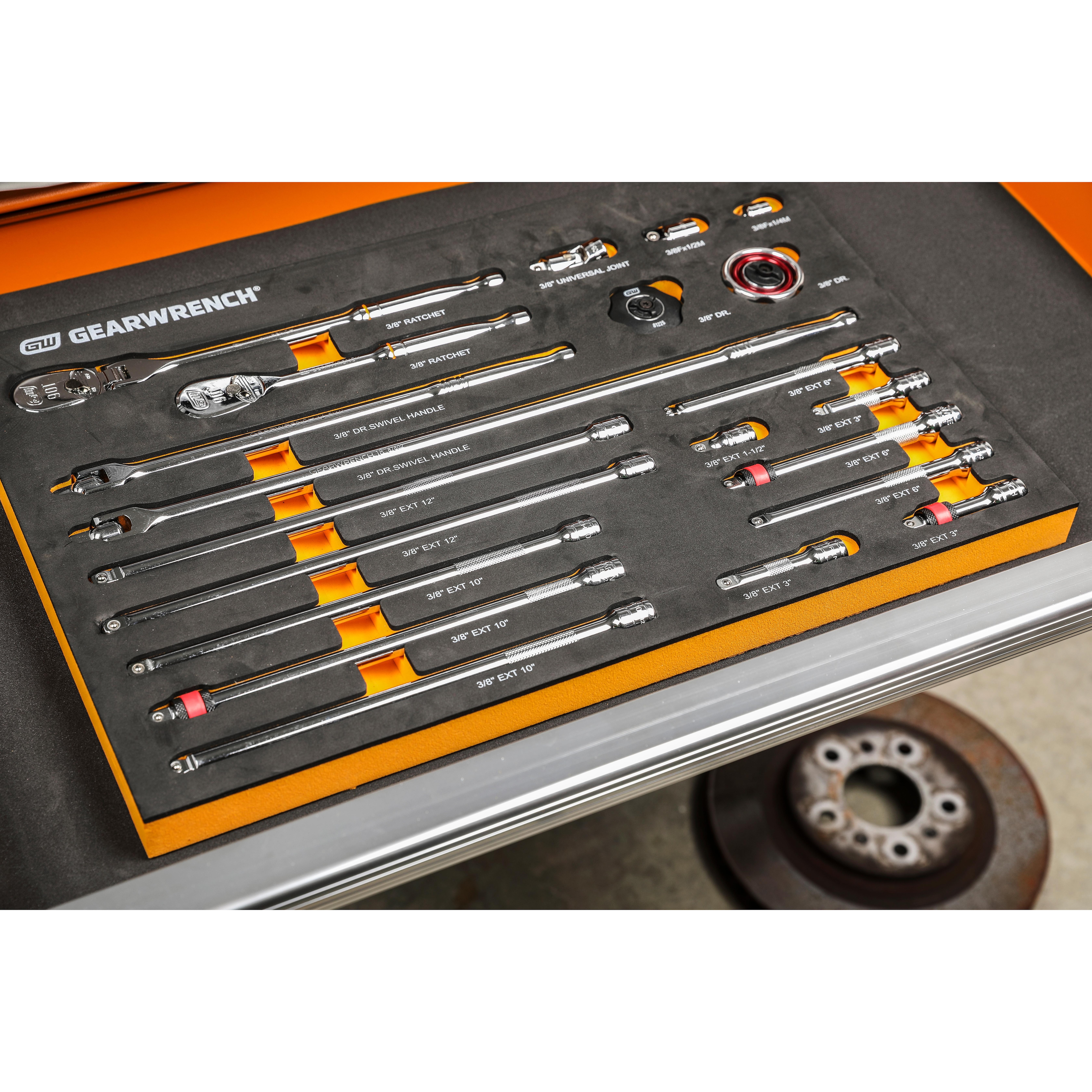 Gearwrench Ratchet and Socket Set 86521 | AutoZone
