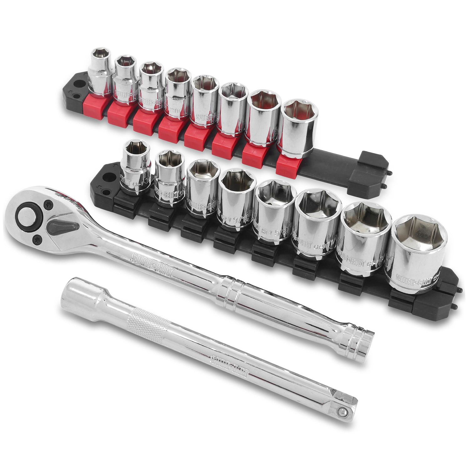 SureBilt 3/8in Drive Ratchet and Socket Set 20 Piece | AutoZone