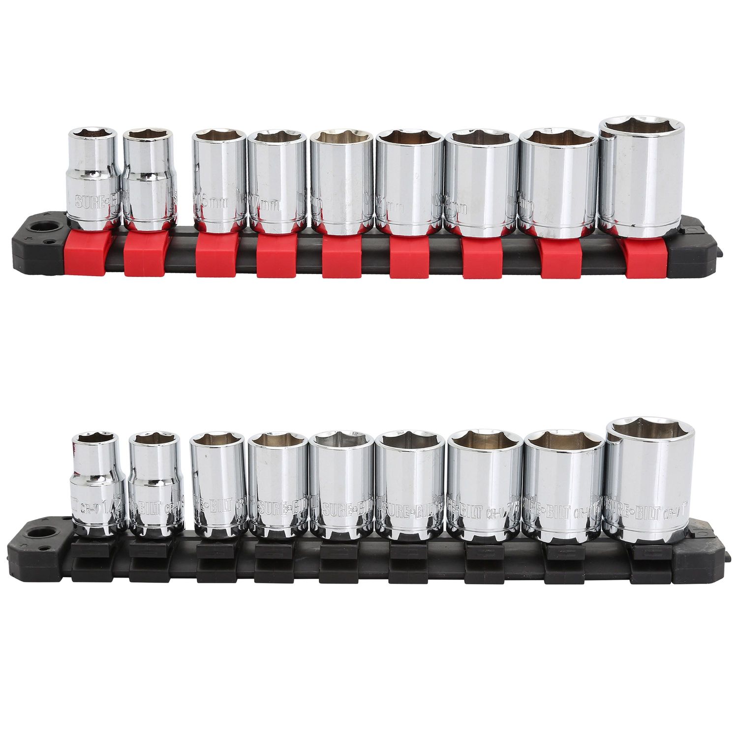 SureBilt 1/2in Drive Ratchet and Socket Set 22 Piece | AutoZone