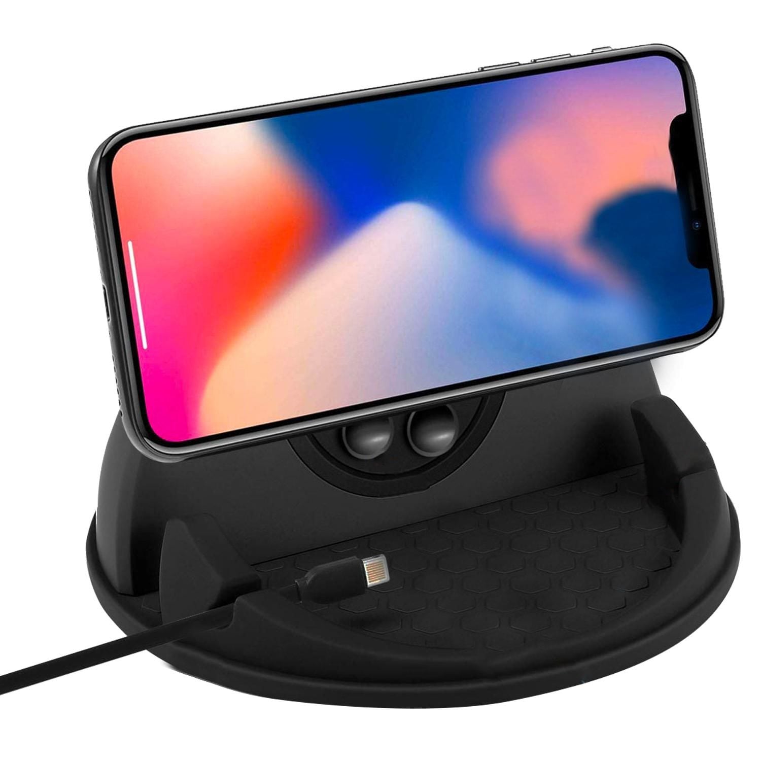 Chargeur De Voiture Sans Fil Qi 15 W À Chargement Rapide Avec Fixation Automatique Pour Tableau