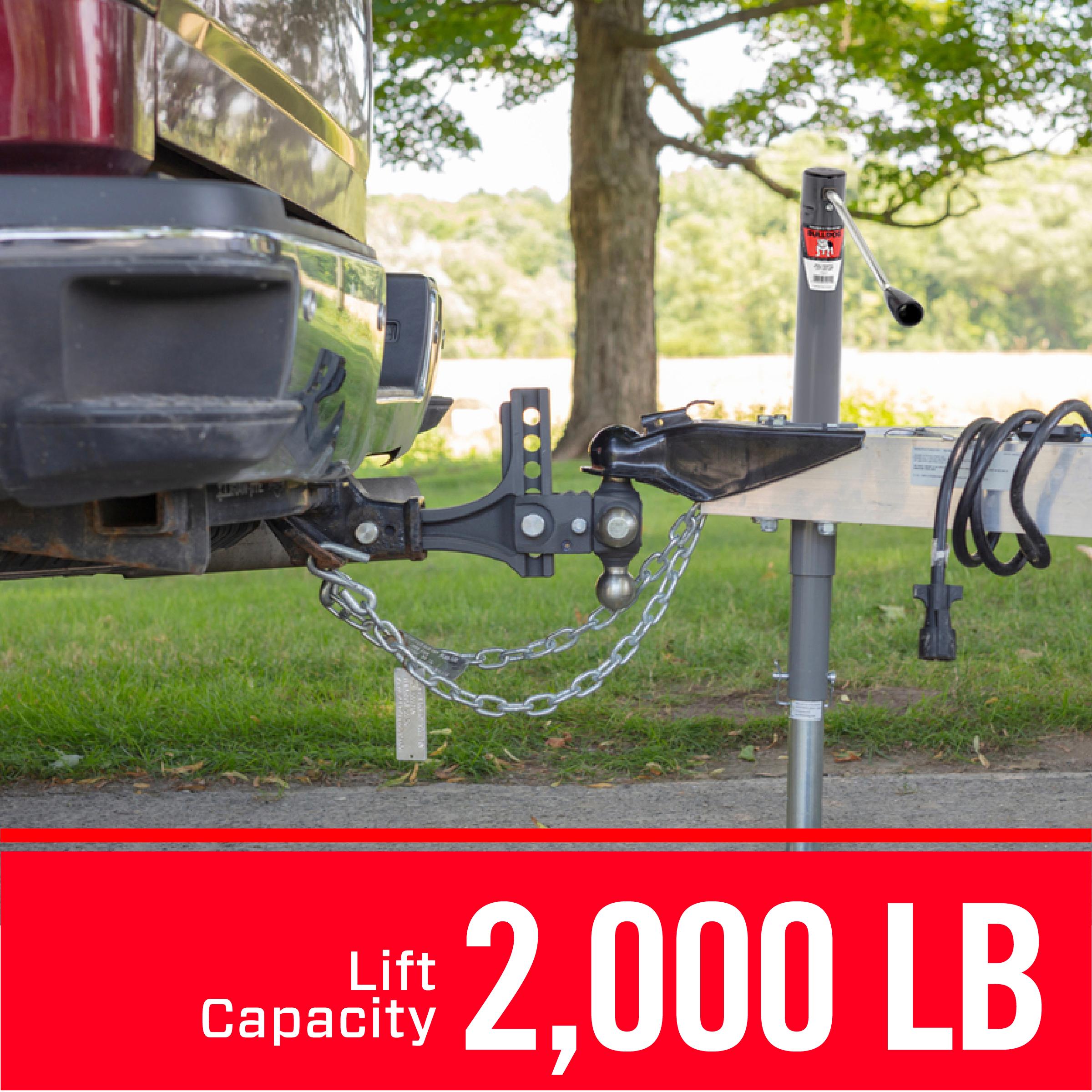 Bulldog 10in Travel 2,000lbs Swivel Trailer Jack | AutoZone