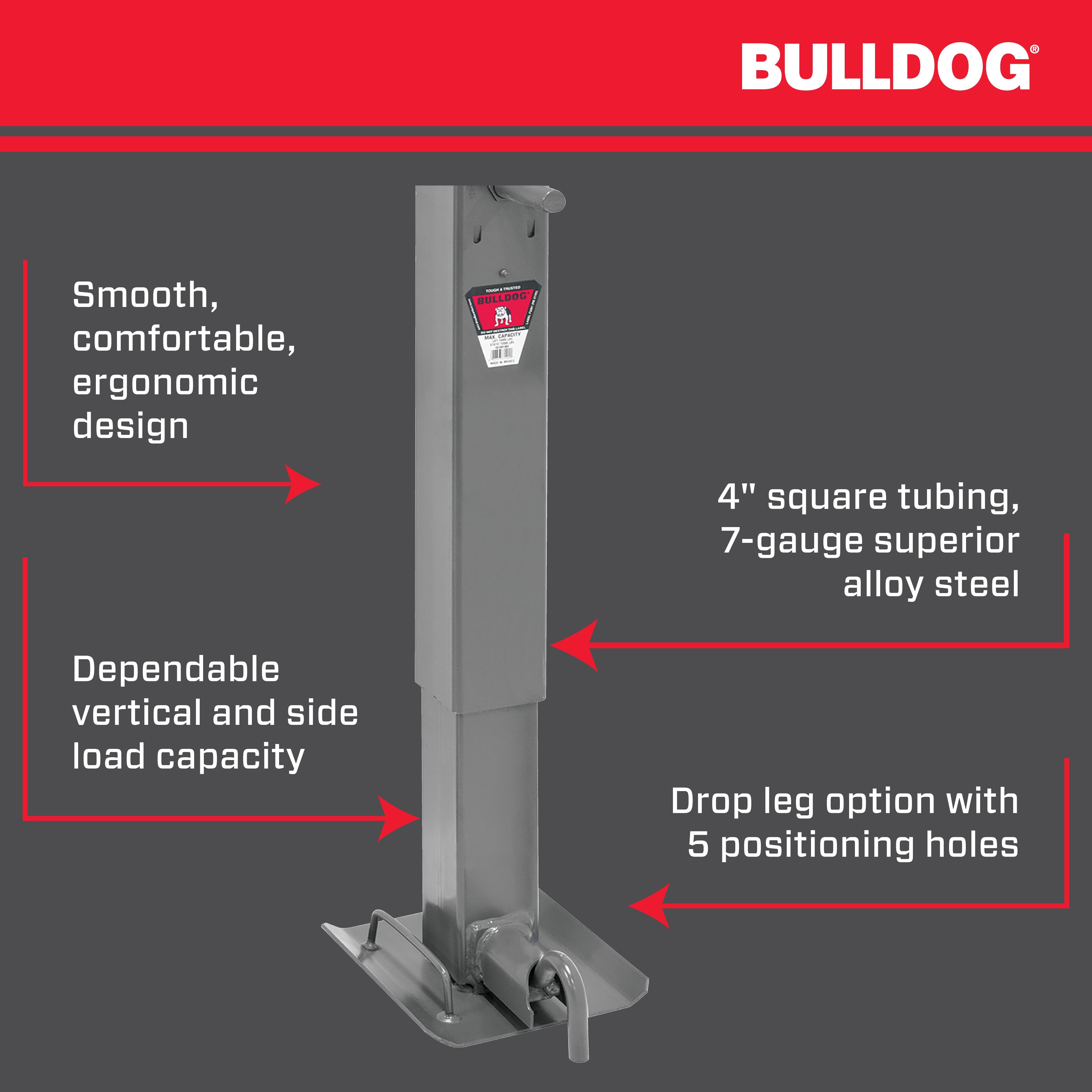 Bulldog 15in Travel 5,000lbs Trailer Jack | AutoZone