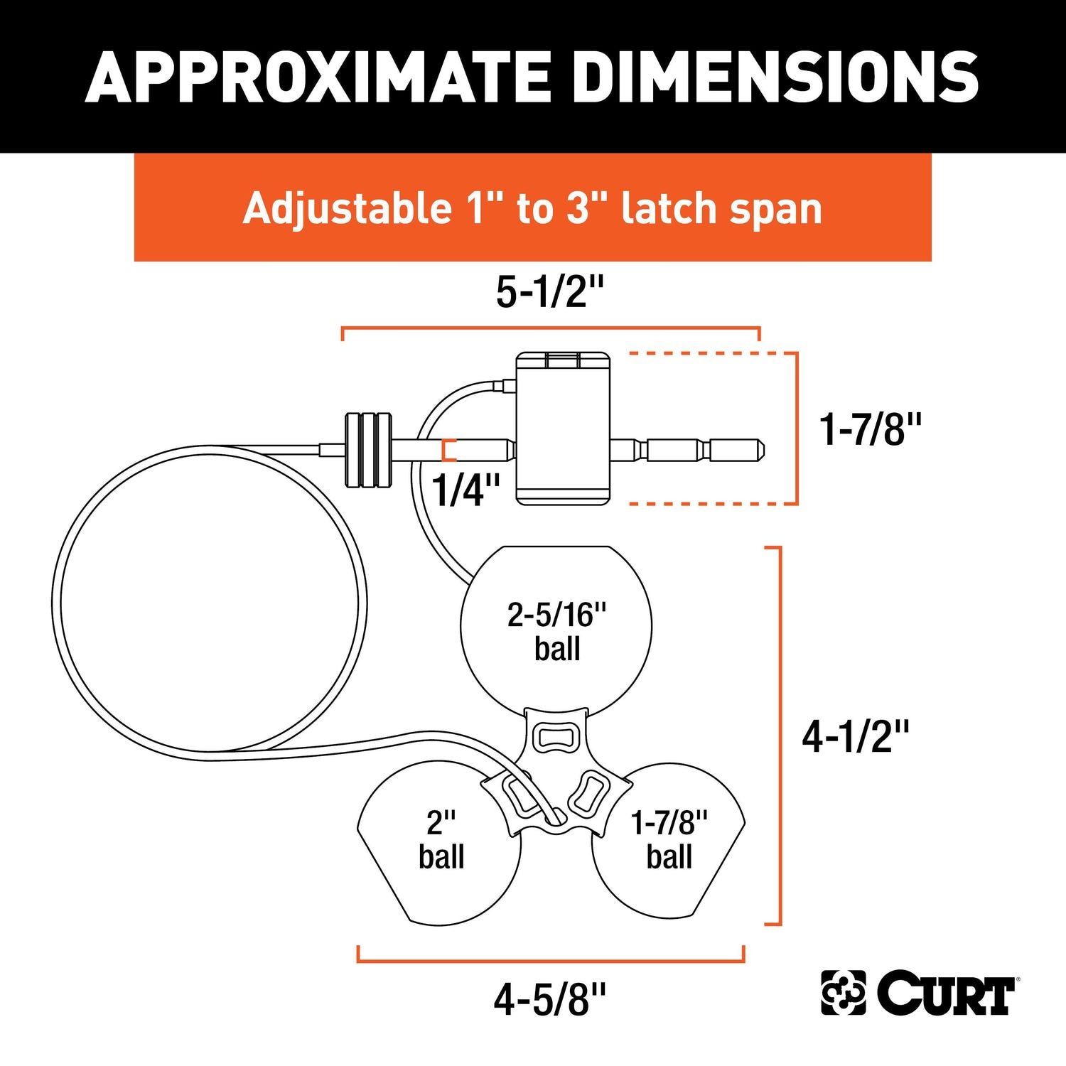 Curt Universal Coupler Lock