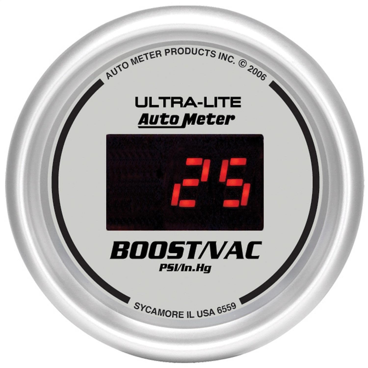AutoMeter Ultra-Lite Digital Vacuum & Boost Gauge - AutoZone