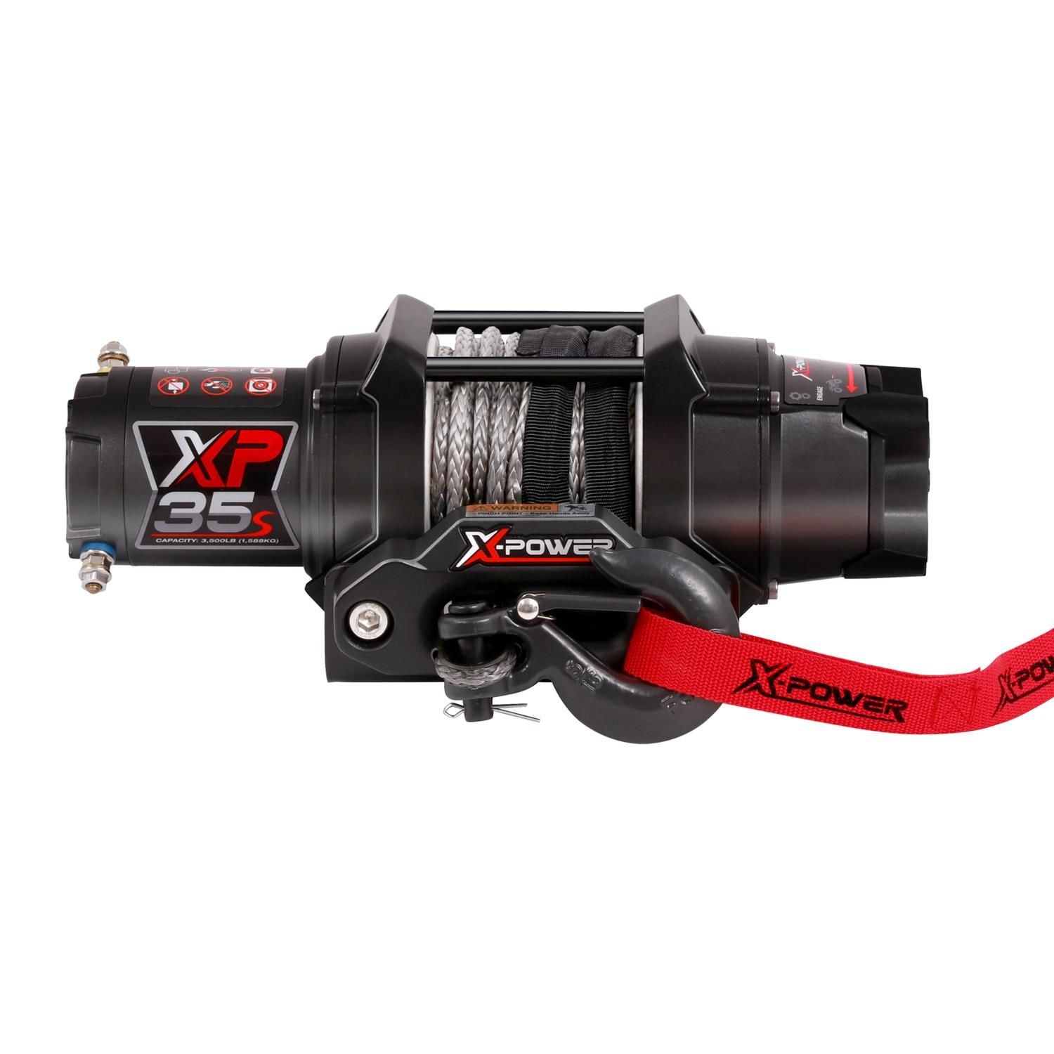 X-Power 12 Volt 3,500lbs Wireless Remote ATV/UTV Electric Winch