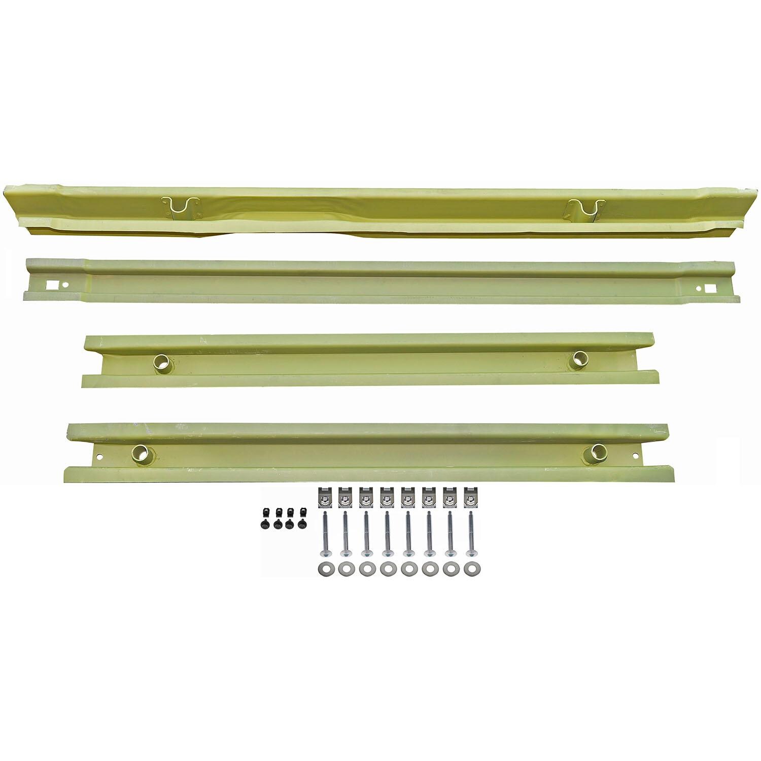 5-Pack Truck Bed Floor Support Crossmembers For Ford F-Series 1977-2016 – F-150, F-100, F-250, Steel, Electrophoresis Finish