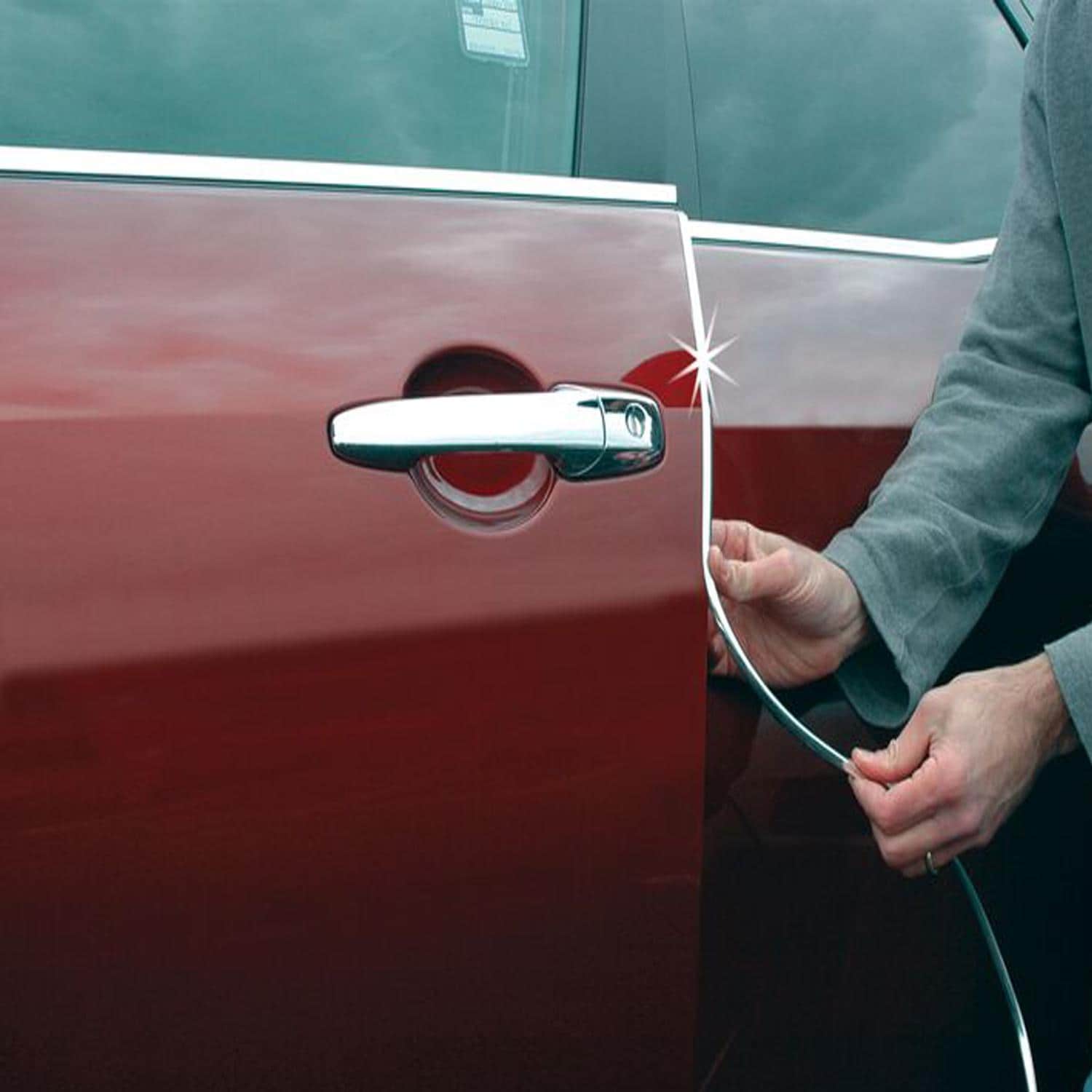 Car styling Auto Side Skirt Car ABS chrome Sticker Side Body Door Decoration Sticker Trim for Volvo S90 auto Accessories - 34 Car styling Auto Side Skirt Car ABS chrome Sticker Side Body Door Decoration Sticker Trim for Volvo S90 auto Accessories - 34