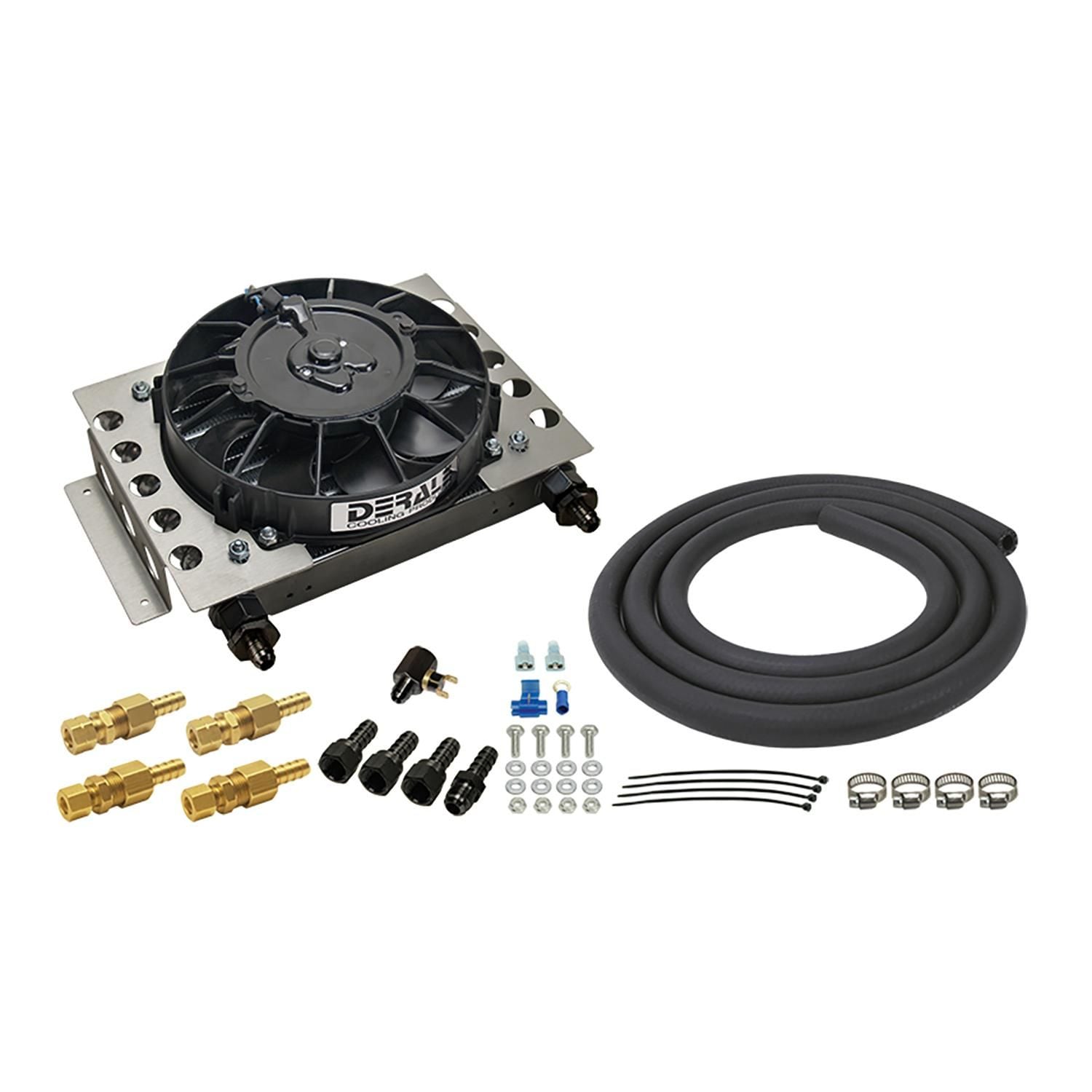Derale Black -6AN Atomic Cool Fluid Cooler | AutoZone