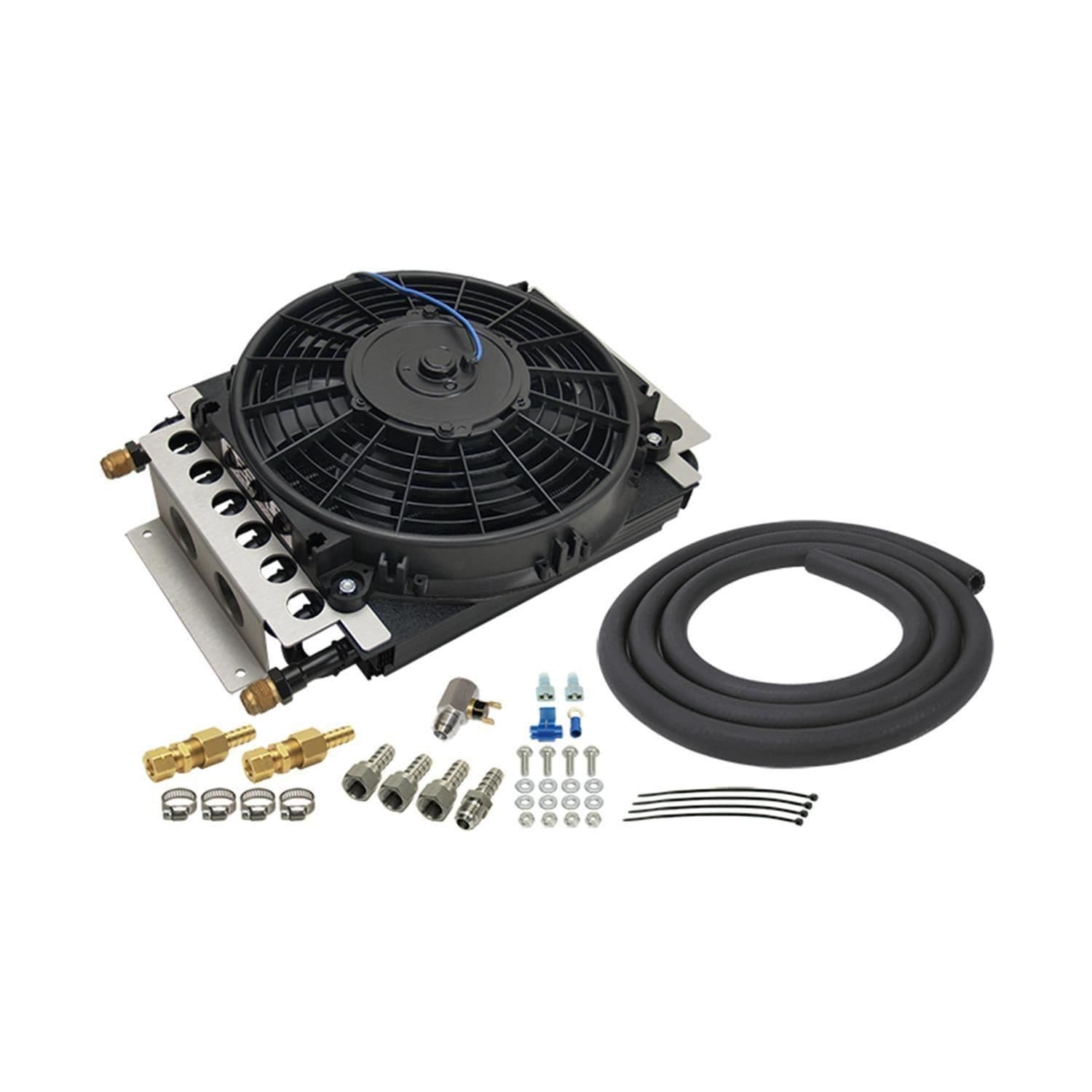 Derale Black Electra Cool Remote Fluid Cooler for Audi RS6