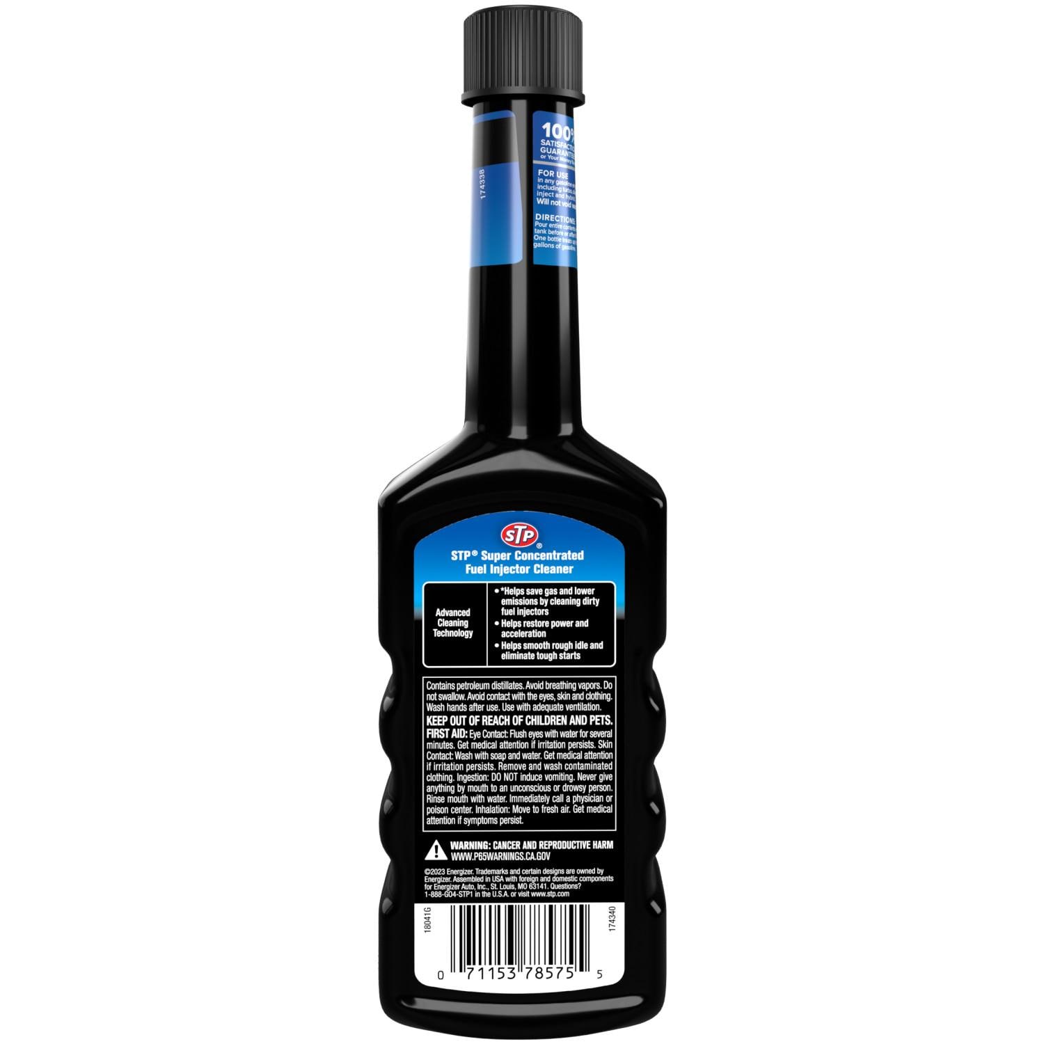STP Super Concentrated Fuel Injector Cleaner 5.25oz 71153000407