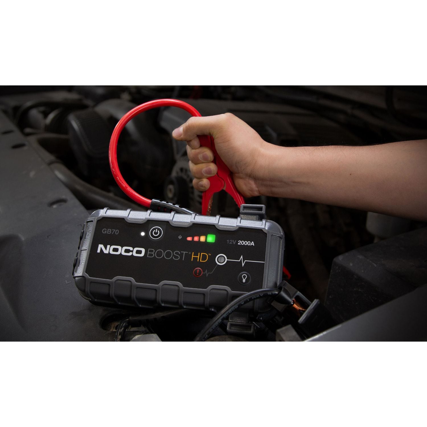 NOCO 2,000 Amps 12 Volt Boost Heavy Duty UltraSafe Lithium Jump Starter GB70