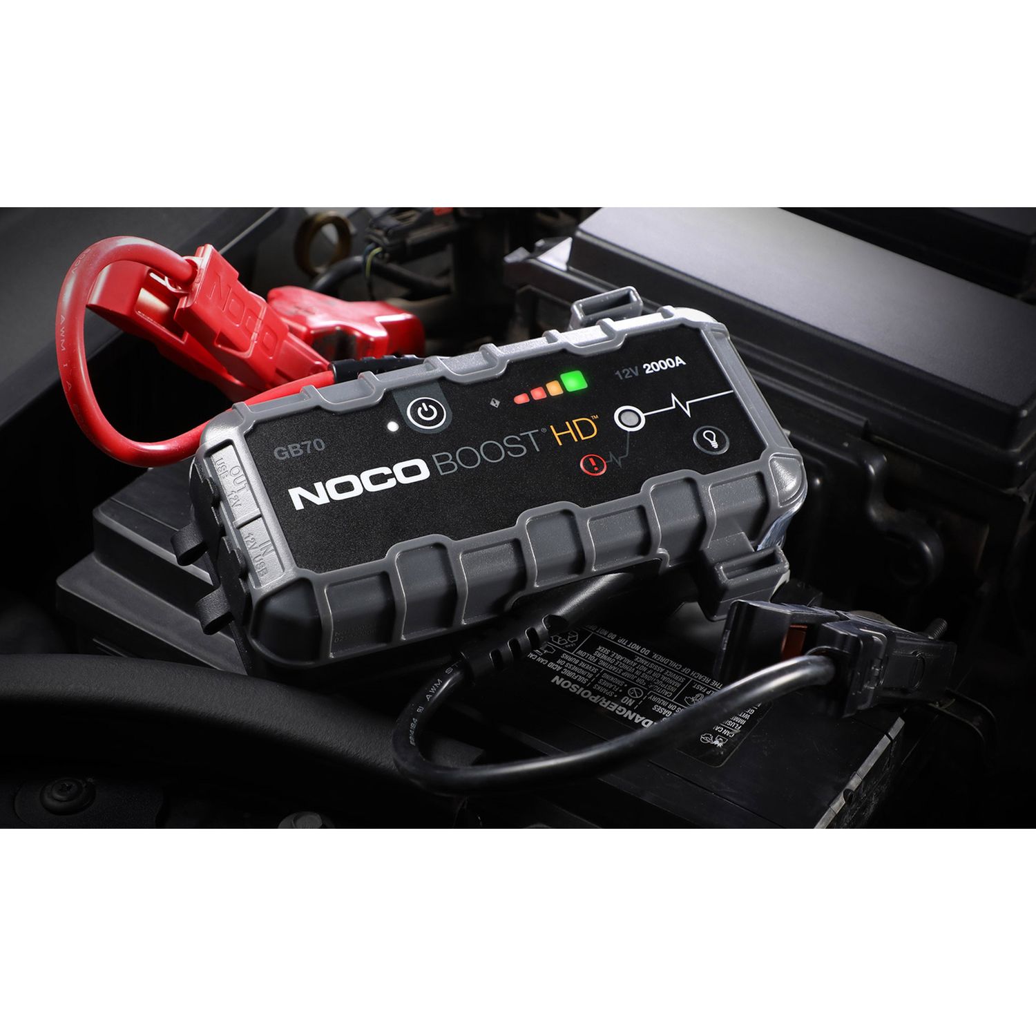 NOCO 2,000 Amps 12 Volt Boost Heavy Duty UltraSafe Lithium Jump Starter GB70