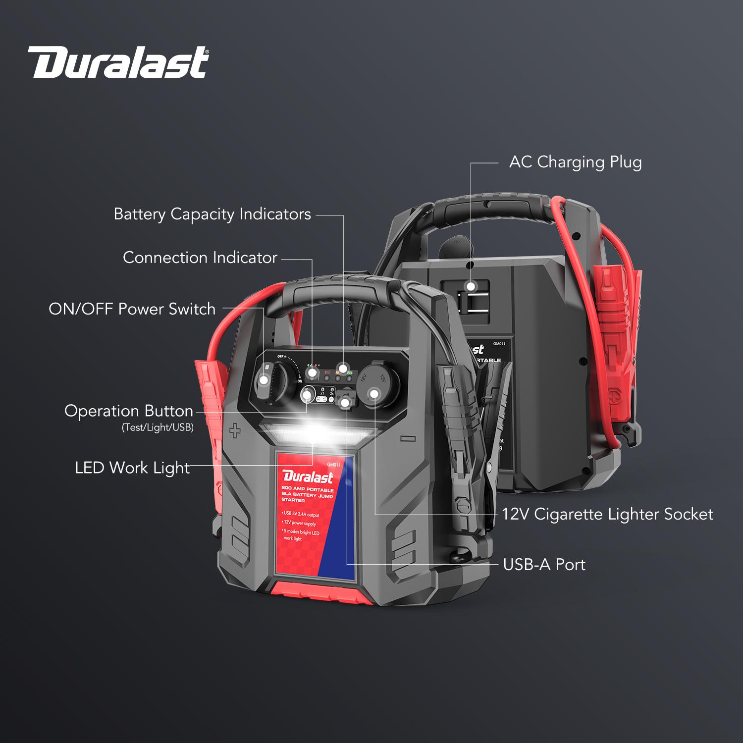 Duralast Vehicle Jump Starter DL800A