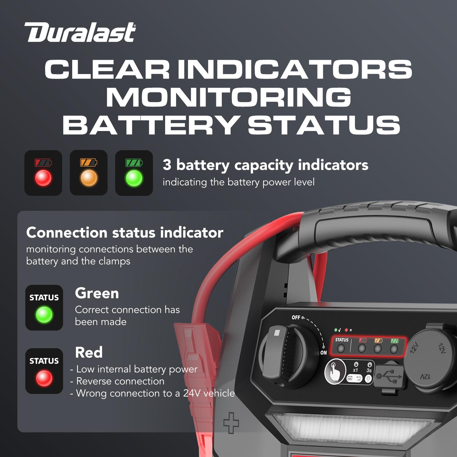 Duralast Vehicle Jump Starter DL800A