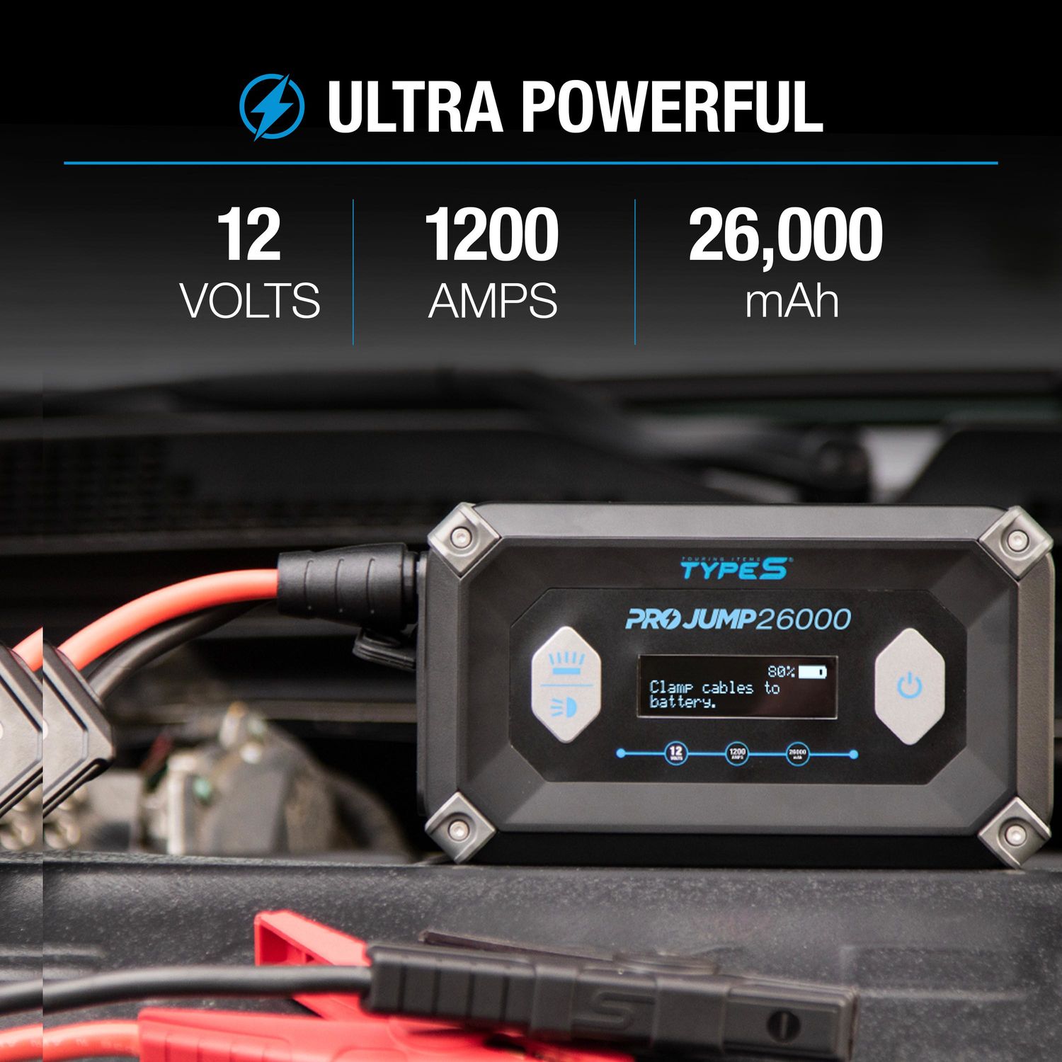 TYPE S 12 Volt 9.0L Projump 26000 Jump Starter Power Bank AC530020