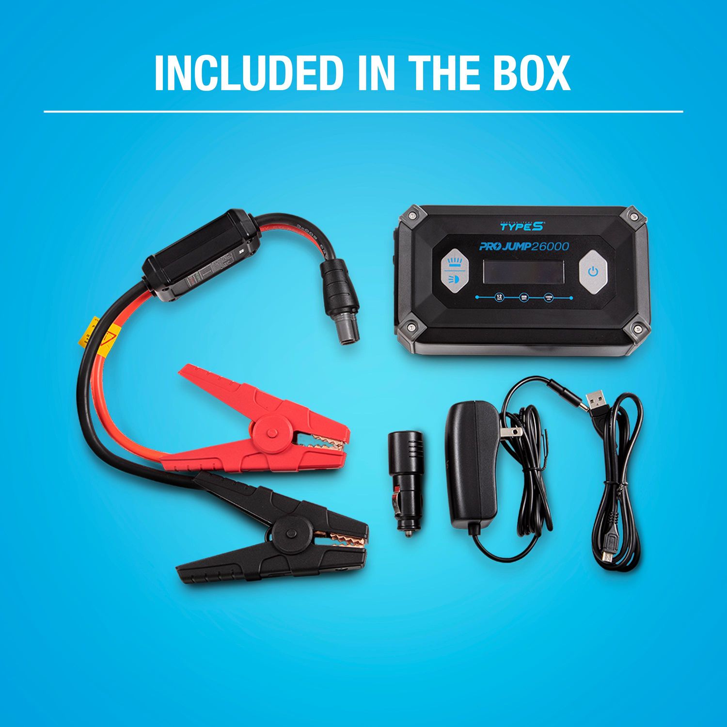 TYPE S 12 Volt 9.0L Projump 26000 Jump Starter Power Bank AC530020
